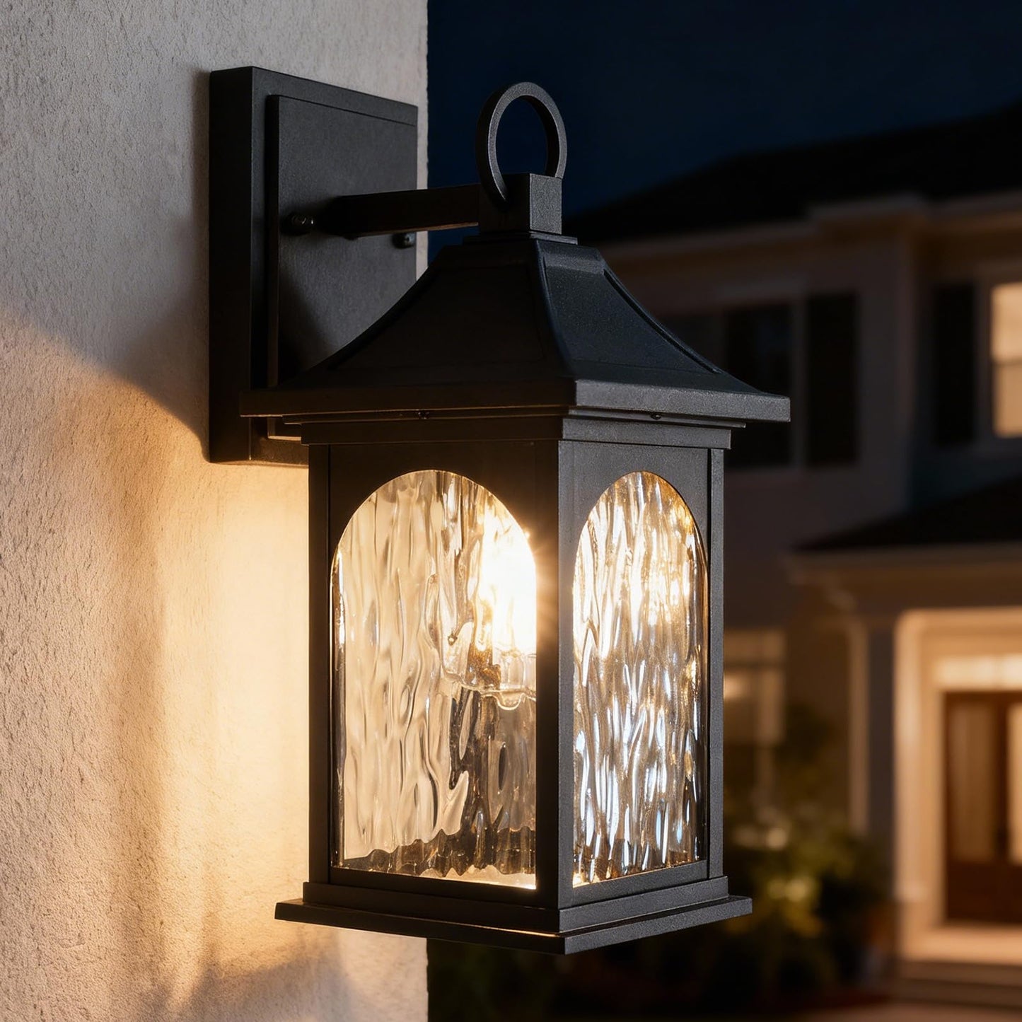 Starcurin Porch Lights Outdoor Wall Light Fixtures 12.8 Inch Waterproof Aluminum, Outdoor Carriage Lights Exterior Wall Sconce Light E26 Socket Outside Lights for House Front Door Garage