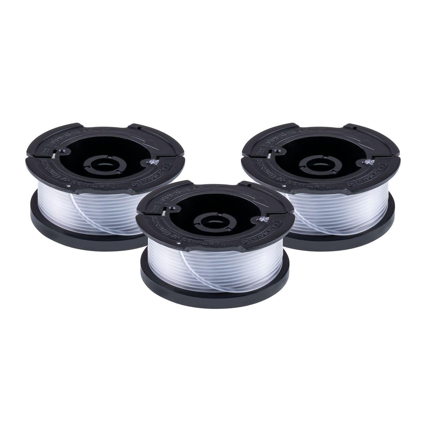 BLACK+DECKER Weed Eater String, Genuine OEM Authentic Trimmer Line, 3-Pack, 30-Feet of Replacement Spool, 0.065-Inch Diameter (AF1003ZP)