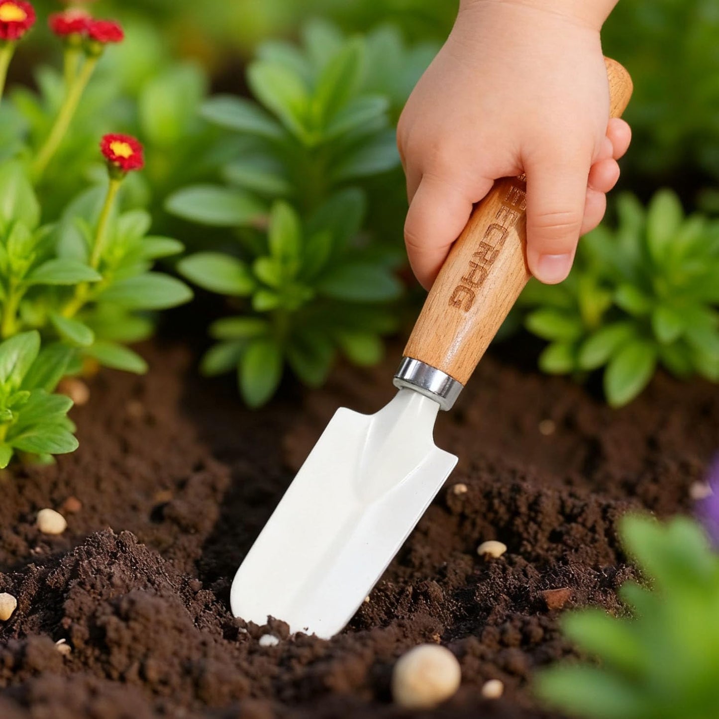 Kids Gardening Tools Set Mini Gardening Tools for Children with Small Shovel, Trowel and Rake, Inspire a Love for Nature