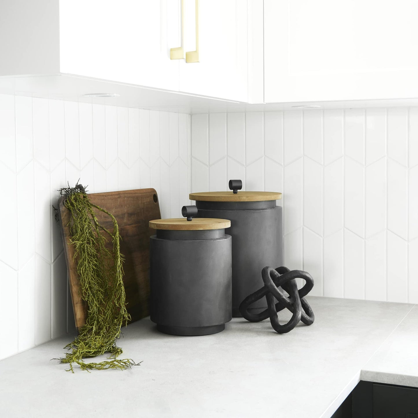 Mercana 67815 Decorative Object, Matte Black