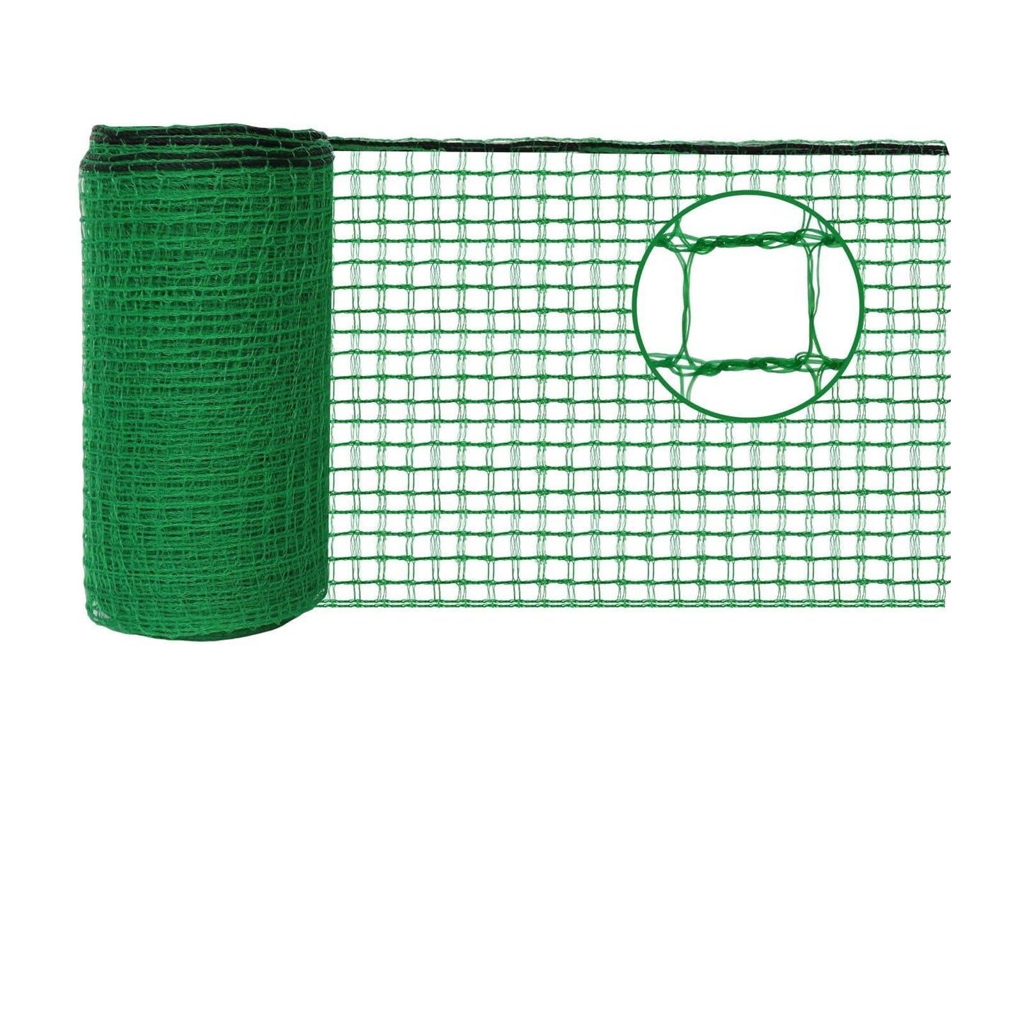 DOLEMODUO Plastic Mesh Fencing 4FT x 50FT, Garden Bird Netting & Deer Fence, Temporary Animal Barrier for Deer Pets Rabbits Chickens Wildlife, Green Protective Netting for Plants Fruit Vegetables