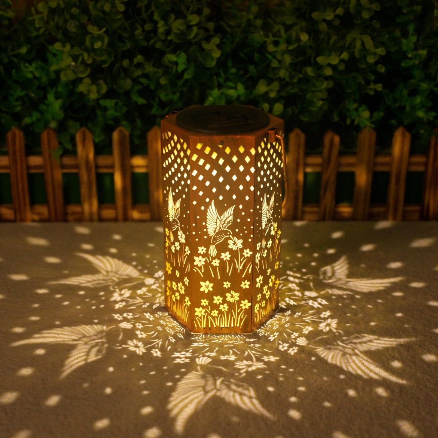 Mothers Day Gifts for Mom Grandma - Birthday Gifts for Women, Hummingbird Solar Lanterns Outdoor Waterproof, Garden Decor for Outside