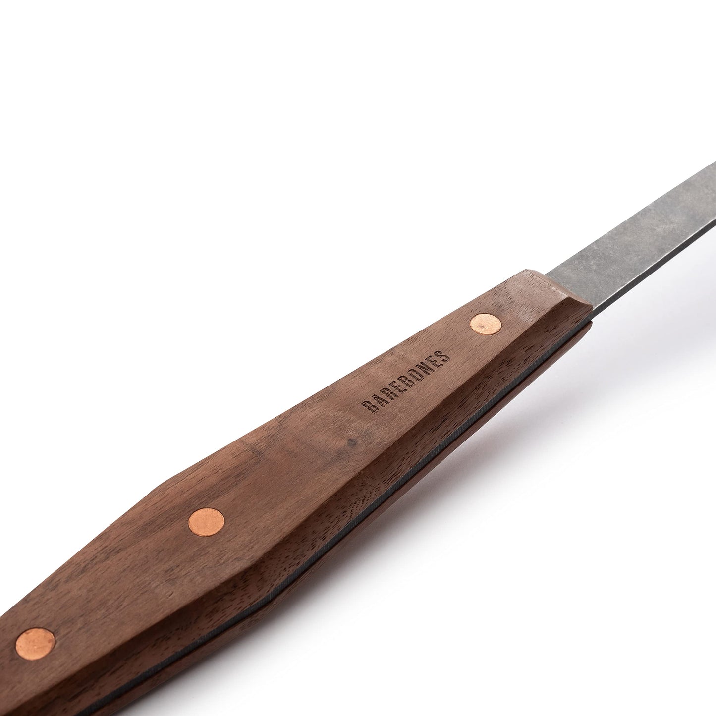Barebones Cowboy Grill Coal Shovel - Durable Stainless Steel Ash Shovel with Walnut Handle for Fire Pit