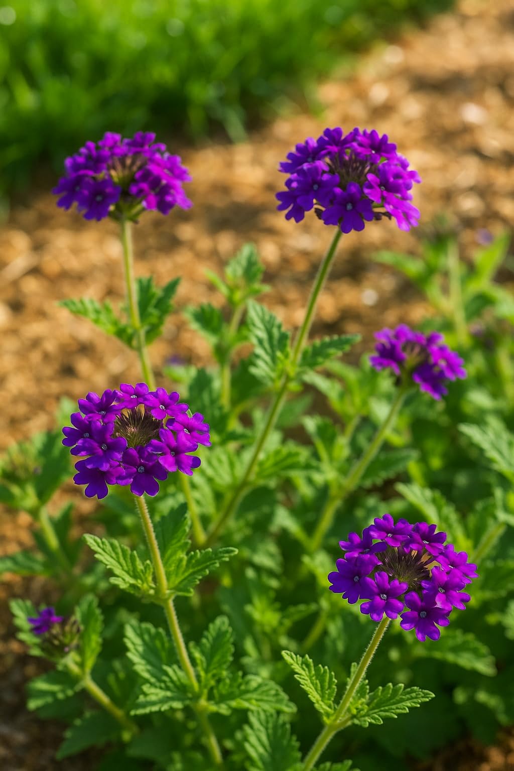 Perennial Farm Verbena x 'Homestead Purple' – Live Perennial in #1 Container, Deep Violet Blooms, Spreading Groundcover, Long Blooming, Heat Tolerant, Perfect for Borders, Containers & Pollinators