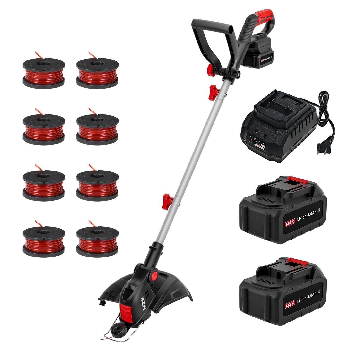 MZK 20V 12'' Cordless String Trimmer, Grass Trimmer- B0G2RG148T