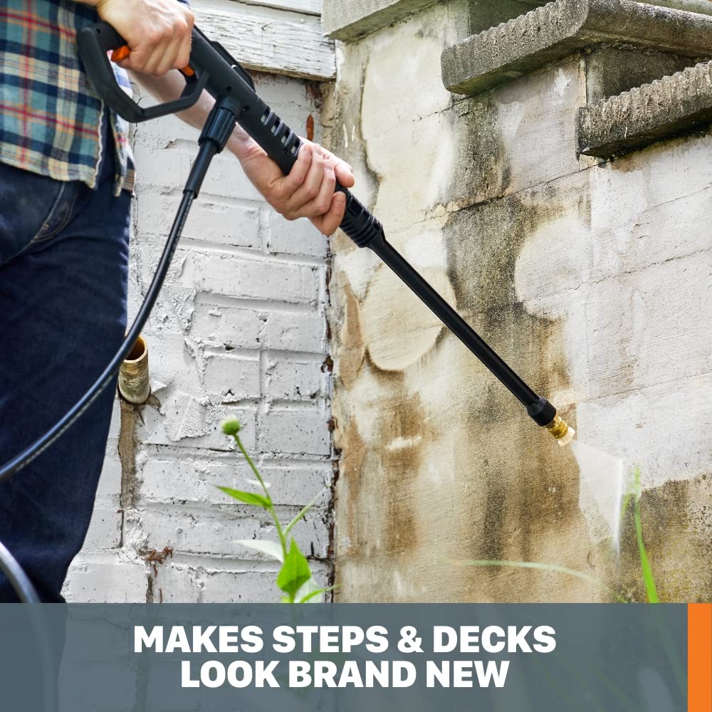 Worx 13 Amp Electric Pressure Washer Max 1870 PSI Max 1.4 GPM WG602