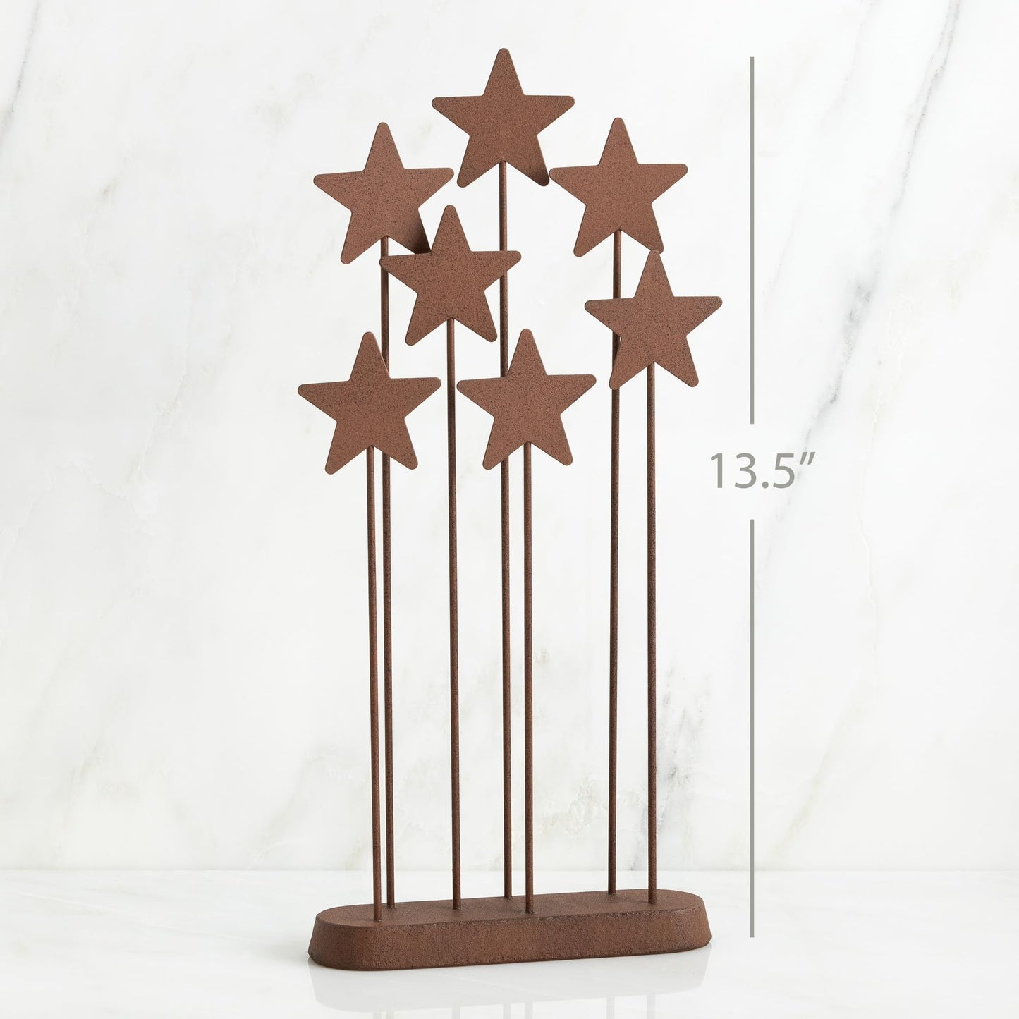 Willow Tree Nativity Starter Figures with The Three Wisemen Plus Metal Stars, 10-Piece Set
