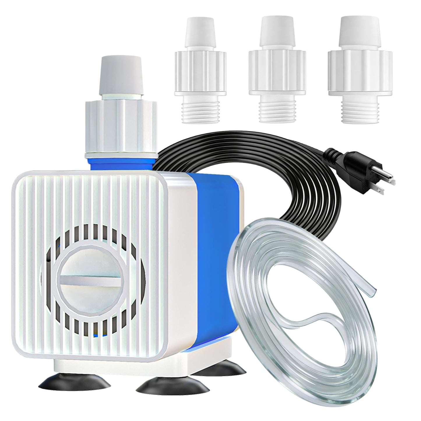 Knifel 530GPH Submersible Water Pump with 4.9ft hose Pond Pumps Ultra-Quiet & Adjustable Flow Rate for Fountains, Hydroponics, Ponds, Aquariums, and More