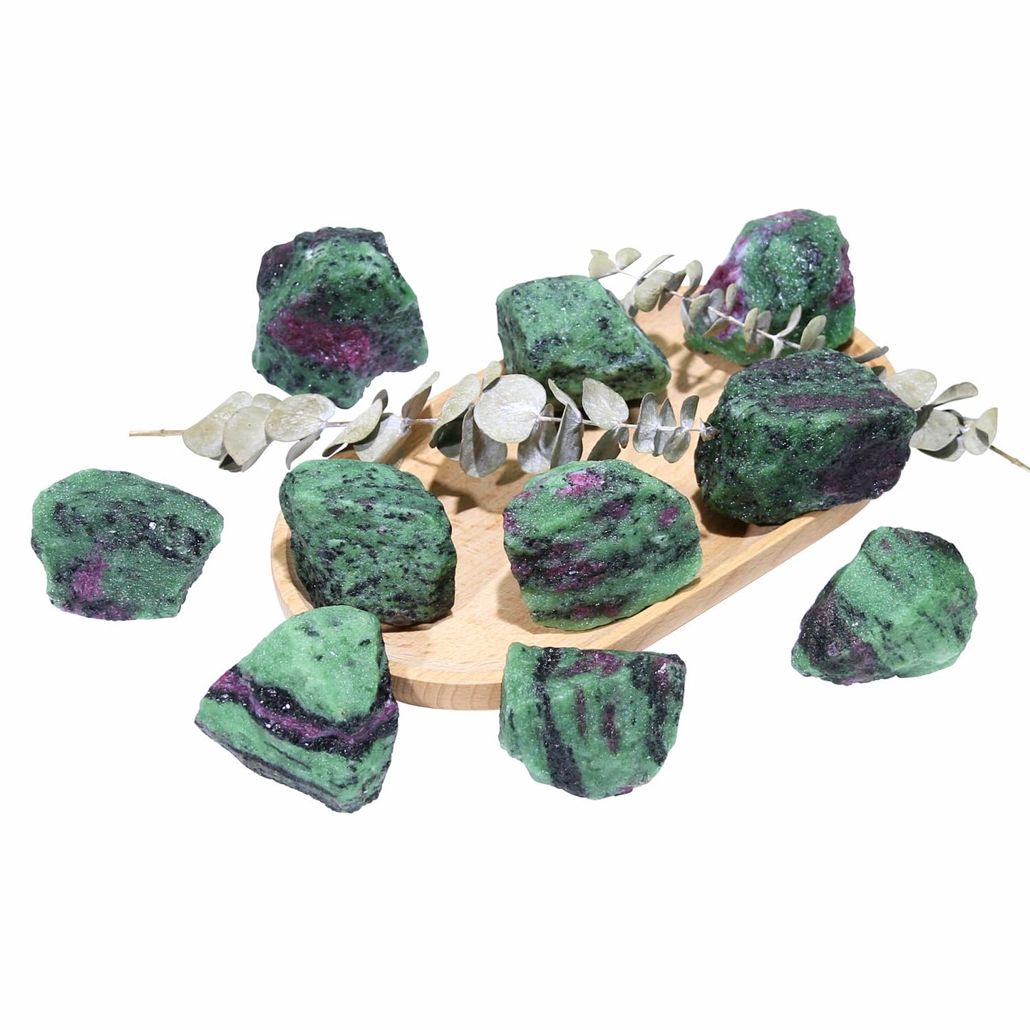Nvzi Raw Ruby Zoisite Crystals Bulk, Real Gemstones and Crystals, Rocks and Minerals, Healing Crystals, Quartz Crystals and Healing Stones, Cuarzos Originales De Energia Y Piedras(1LB)