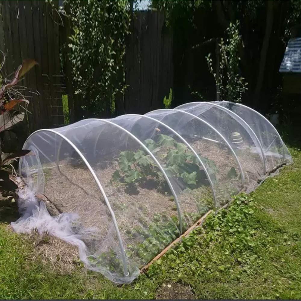 Agfabric Garden Netting 16'x20' Insect Pest Barrier Bird Netting for Garden Protection,Row Cover Mesh Netting for Vegetables Fruit Trees and Plants,White