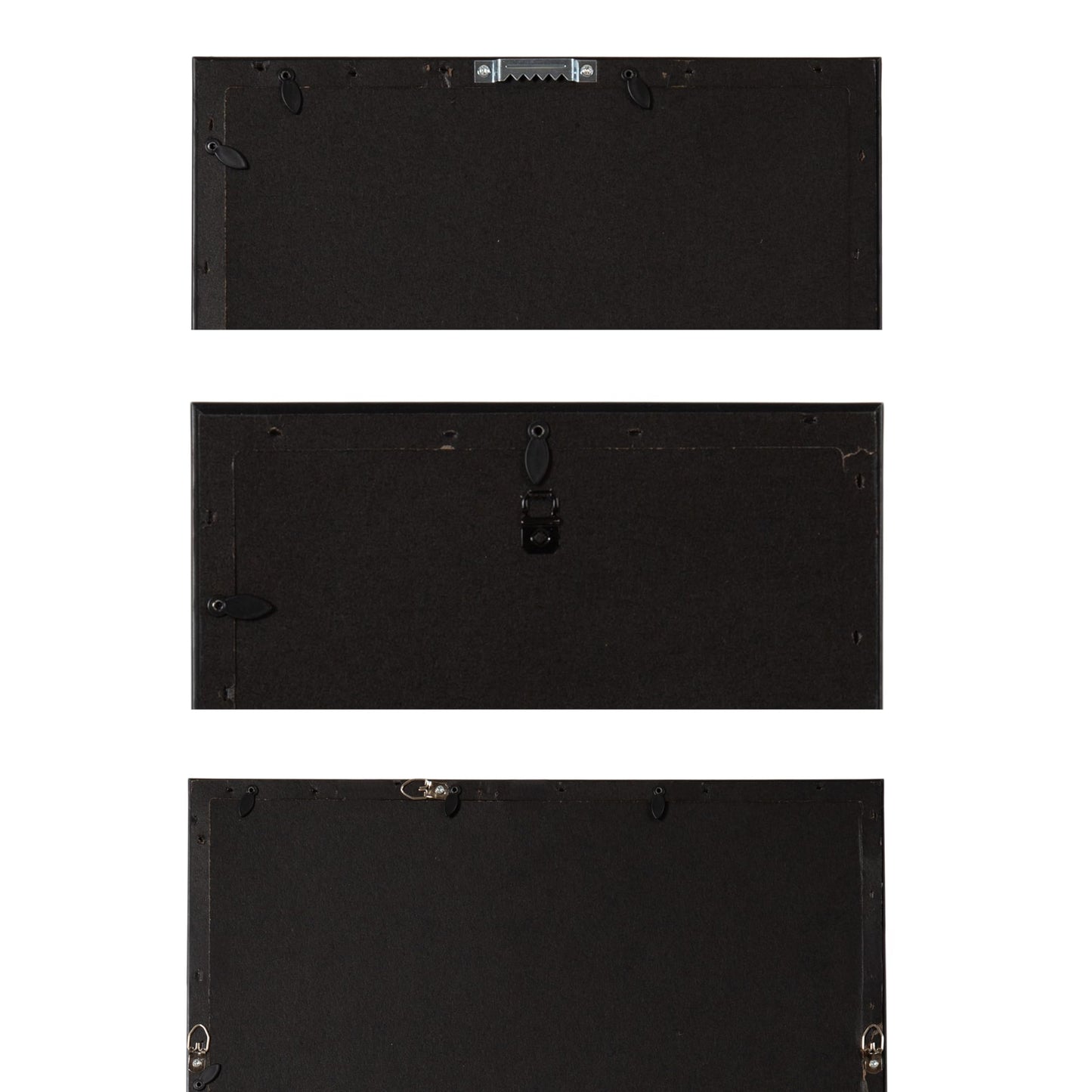 Kate and Laurel Adlynn Photo Frame Set, Set of 10, Varying Sizes, Gold, Traditional Glam Frame Collection for Wall