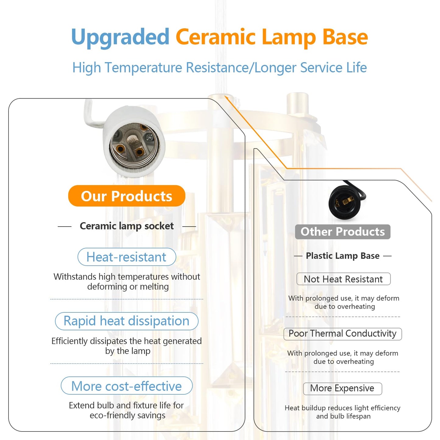 LMQNINE Pendant Lights Modern Gold Pendant Light Mini Crystal Chandelier Pendant Lighting for Kitchen Island Dinning Room Bedroom Kitchen Sink Lighting (Gold 3-Pack)