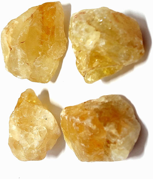 Sawcart 1 Lb Citrine Bulk Rough Raw Natural Crystal Stone for Cabbing, Tumbling, Lapidary, Polishing, Wire Wrapping, Wicca, Reiki Healing, Mediation, Chakra Balancing