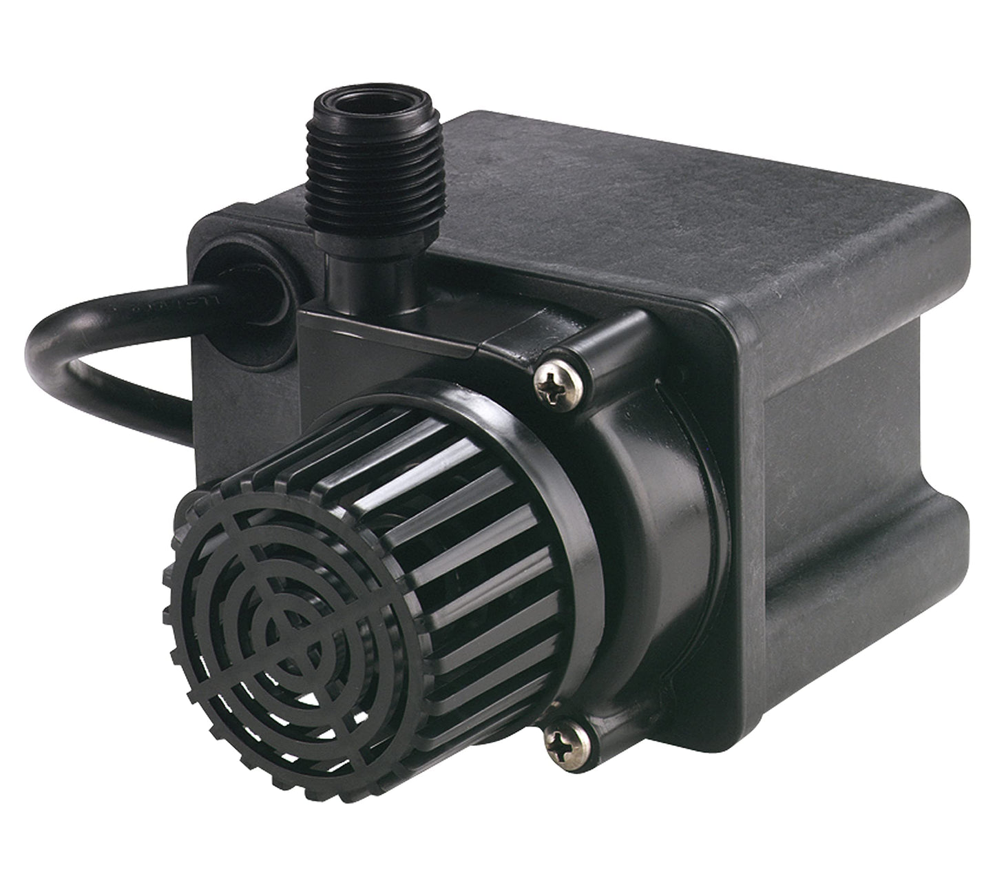 Little Giant PE-2.5F-PW 115 Volt, 1/28 HP, 475 GPH Submersible Direct Drive Pump for Small Ponds or Fountain with 15-Ft. Cord, Black, 566612