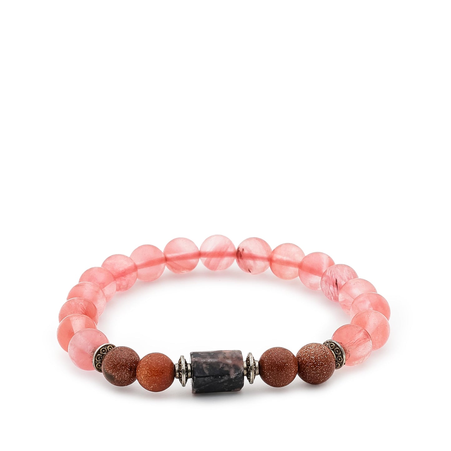 Divine Hindu Rose Quartz Crystal Bracelet | Vrishchik Rashi (Scorpio) Zodiac Stone | Certified Natural Crystal | Reiki Healing | Chakra Balancing | Gift for Men & Women
