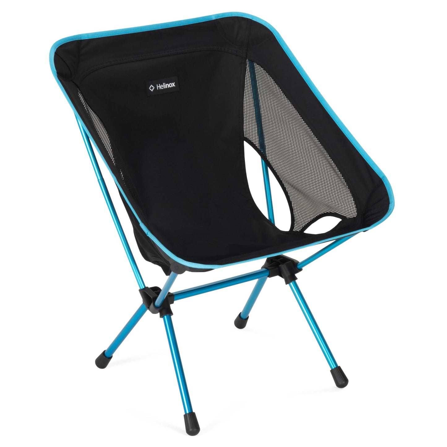 Helinox Chair One (re) High-Performance Camping Chair, Lightweight Compact Collapsible Outdoor Chairs, Backpacking, Picnic, Adventures, Black/Blue