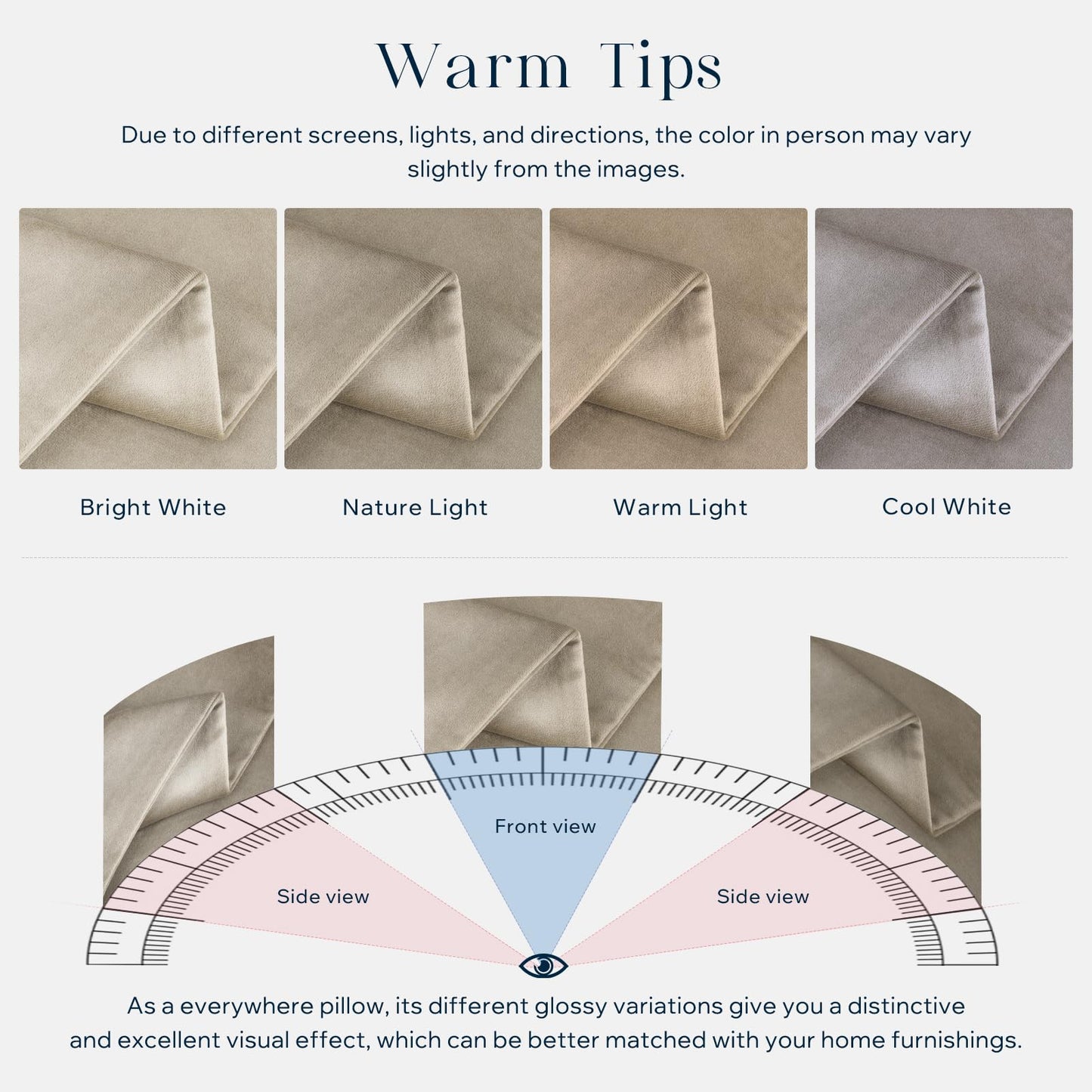 Phantoscope Pack of 2 Velvet Decorative Throw Decorative Pillow Cover Soft Solid Square Cushion Case for Couch Taupe 20 x 20 inches 50 x 50 cm
