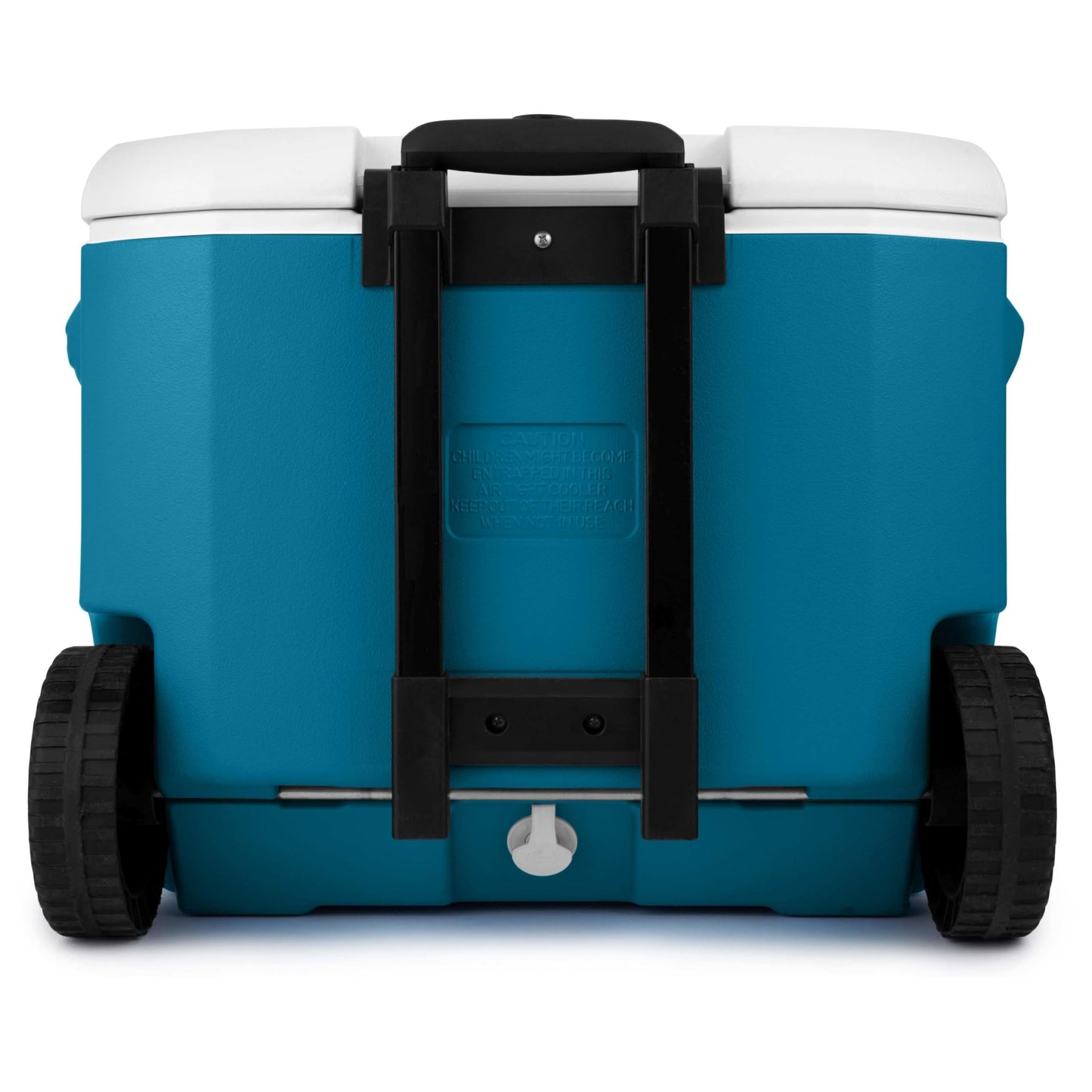 Coleman 60qt Rolling Cooler with Wheels, Insulated Portable Wheeled Chiller with Ice Retention, Made in USA