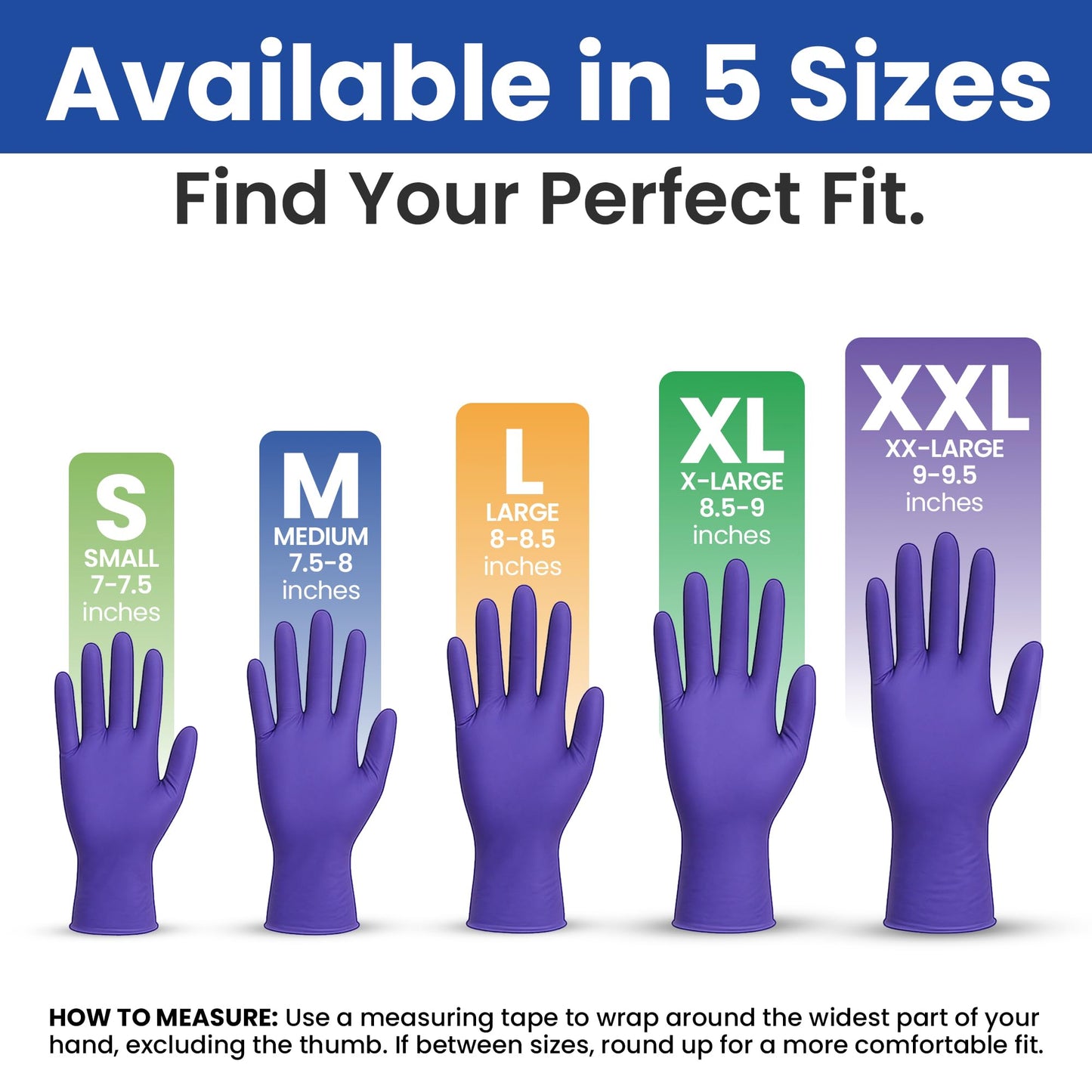 SAFEWAY USA 2000 pcs, Medium, 4 Mil Nitrile Disposable Gloves — Multi-Purpose Powder-Free & Non-Latex Textured Fingertips for Medical Use, Nursing, Lab Works, Kitchen Prep, Cleaning, Tattooing & More