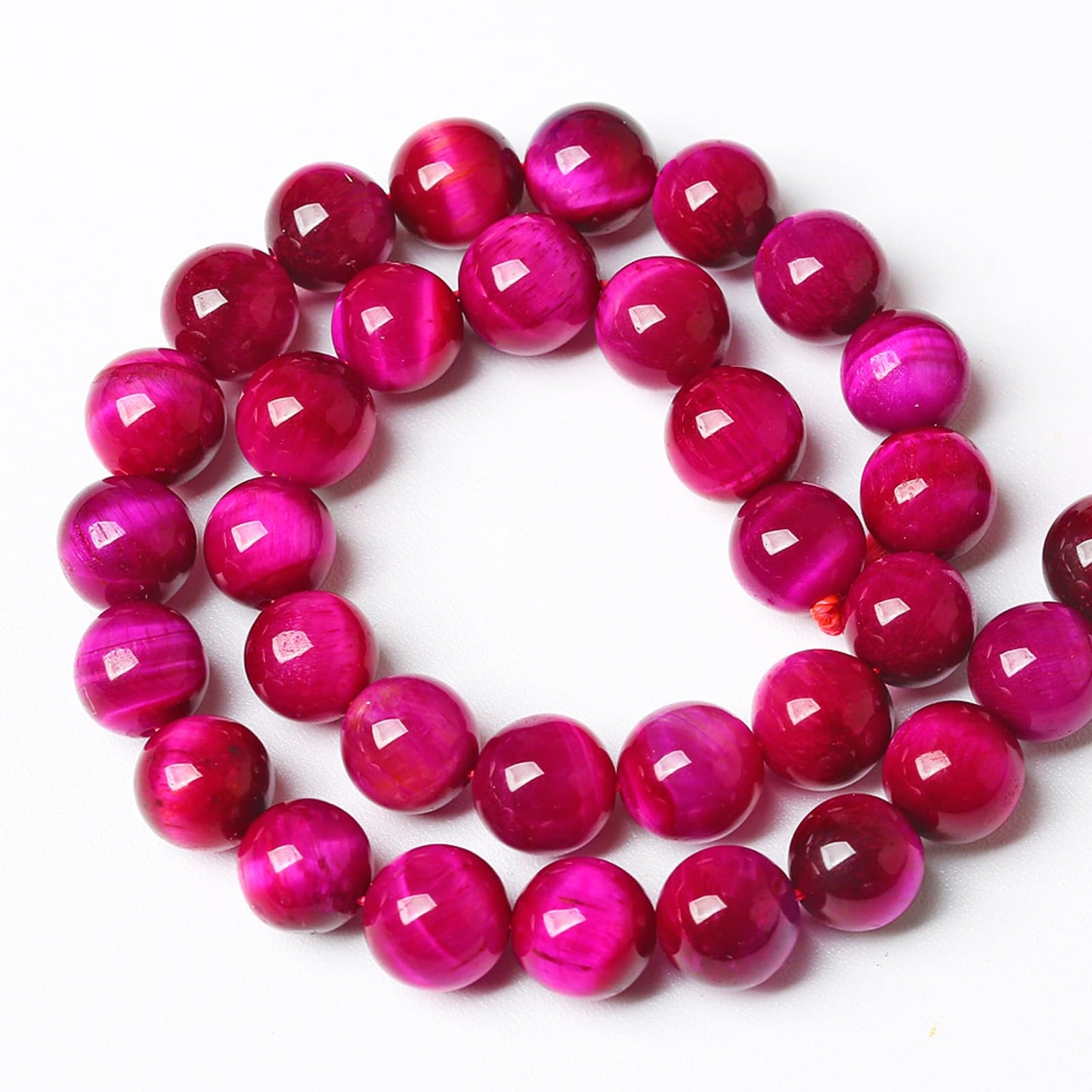 6MM 60PCS Natural Multi Rose Tiger Eye Stone Beads for Jewelry Making DIY Bracelet