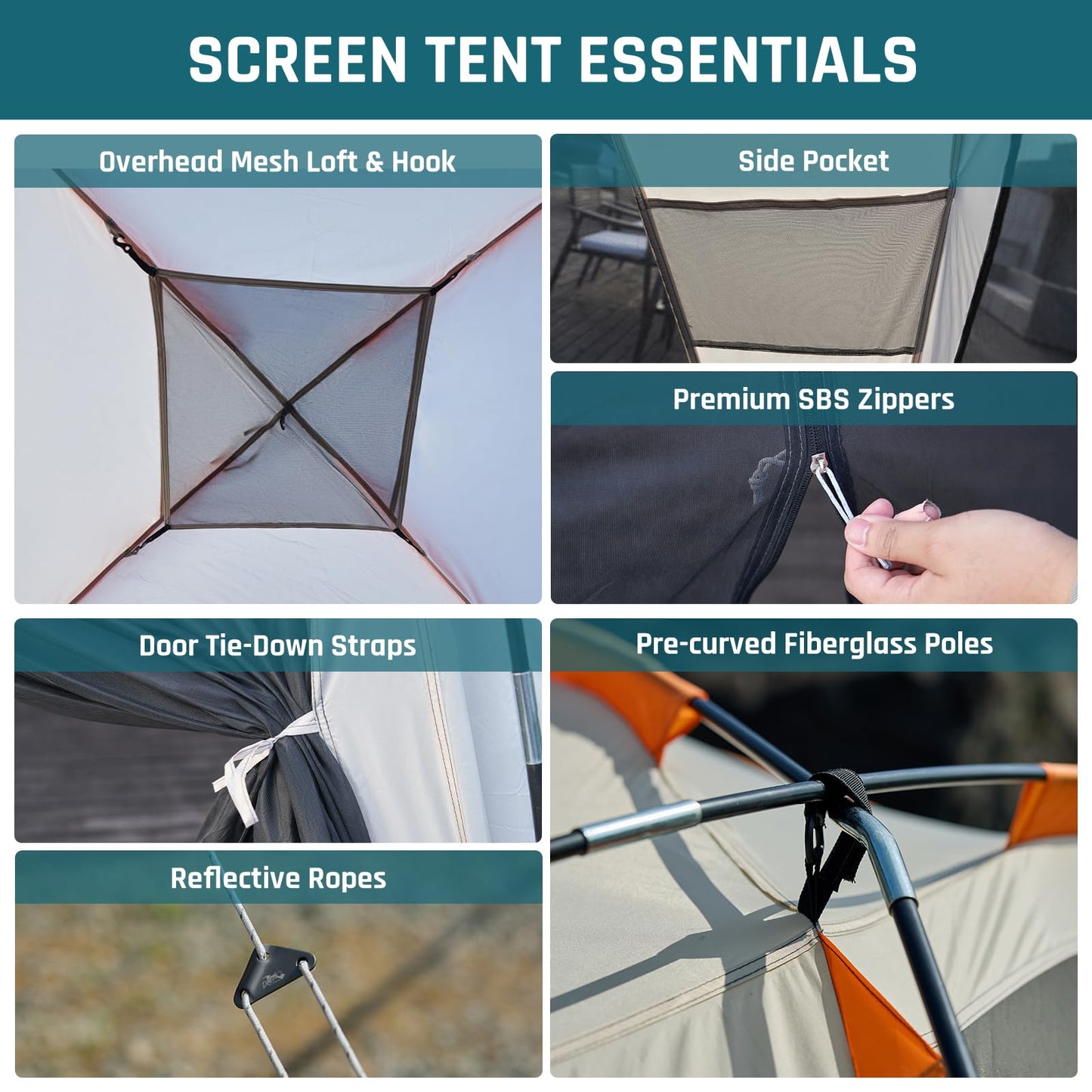 Screen House Tent 12x12ft Screen Room Mesh Gazebos w/ 2 Zipper Doors, Camping Tent Screened Canopy Shelter for Outdoor Patios Backyards Activities