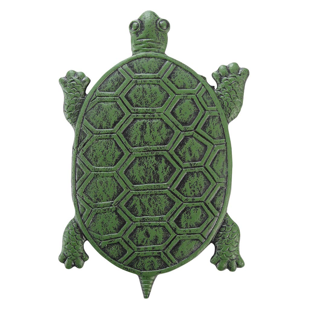 MDLUU Cast Iron Stepping Stone, Turtle Stepping Stone, Decorative Tortoise Flagstone for Lawn, Yard, Garden Walkway