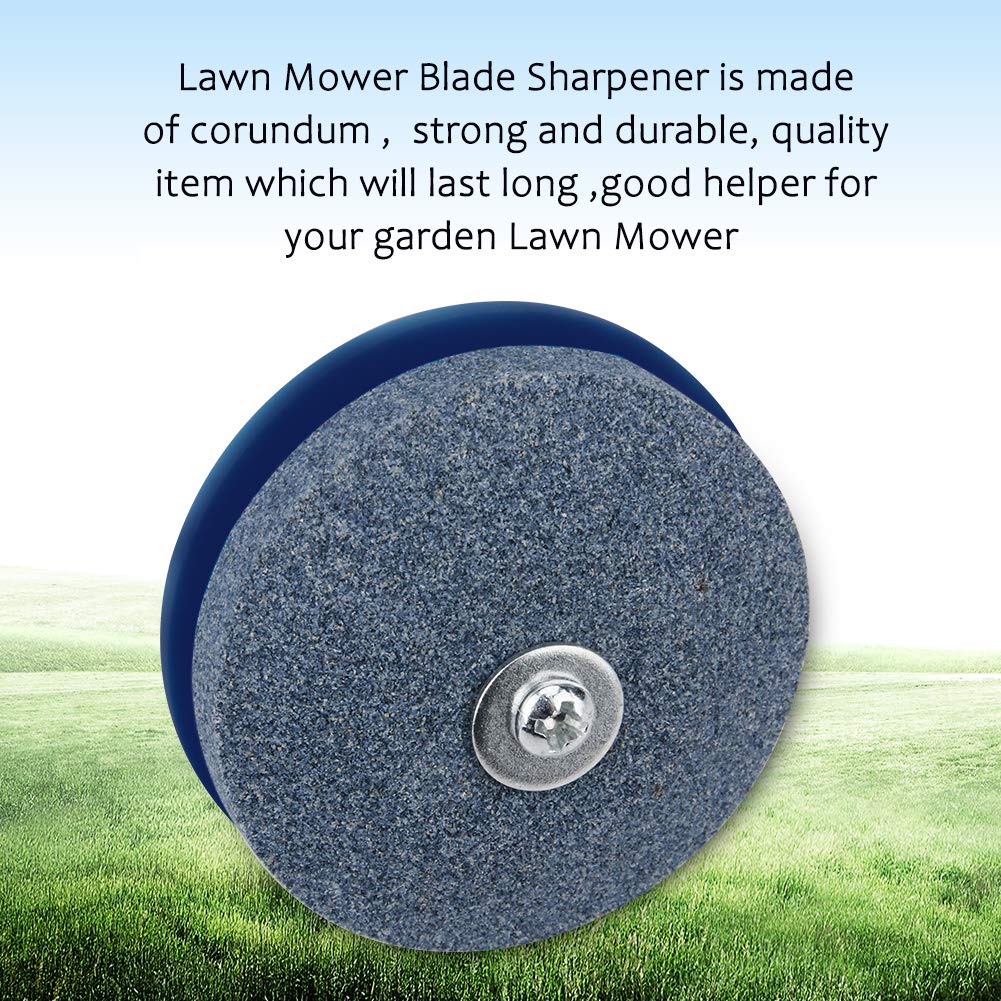 cenoz Crafts Man Lawn Mower Blade Sharpener for Any Power Hand Drill by (5 Packs Blue)