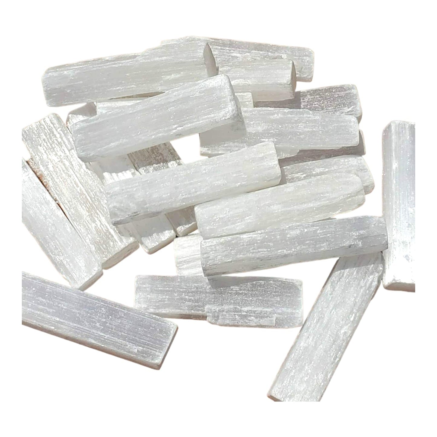 Sawcart 1 Lb Selenite Bulk Rough Raw Natural Crystal Stone Rock for Cabbing Tumbling Lapidary Polishing Wire Wrapping Wicca Reiki Healing Mediation Chakra Balancing Fountain Decoration