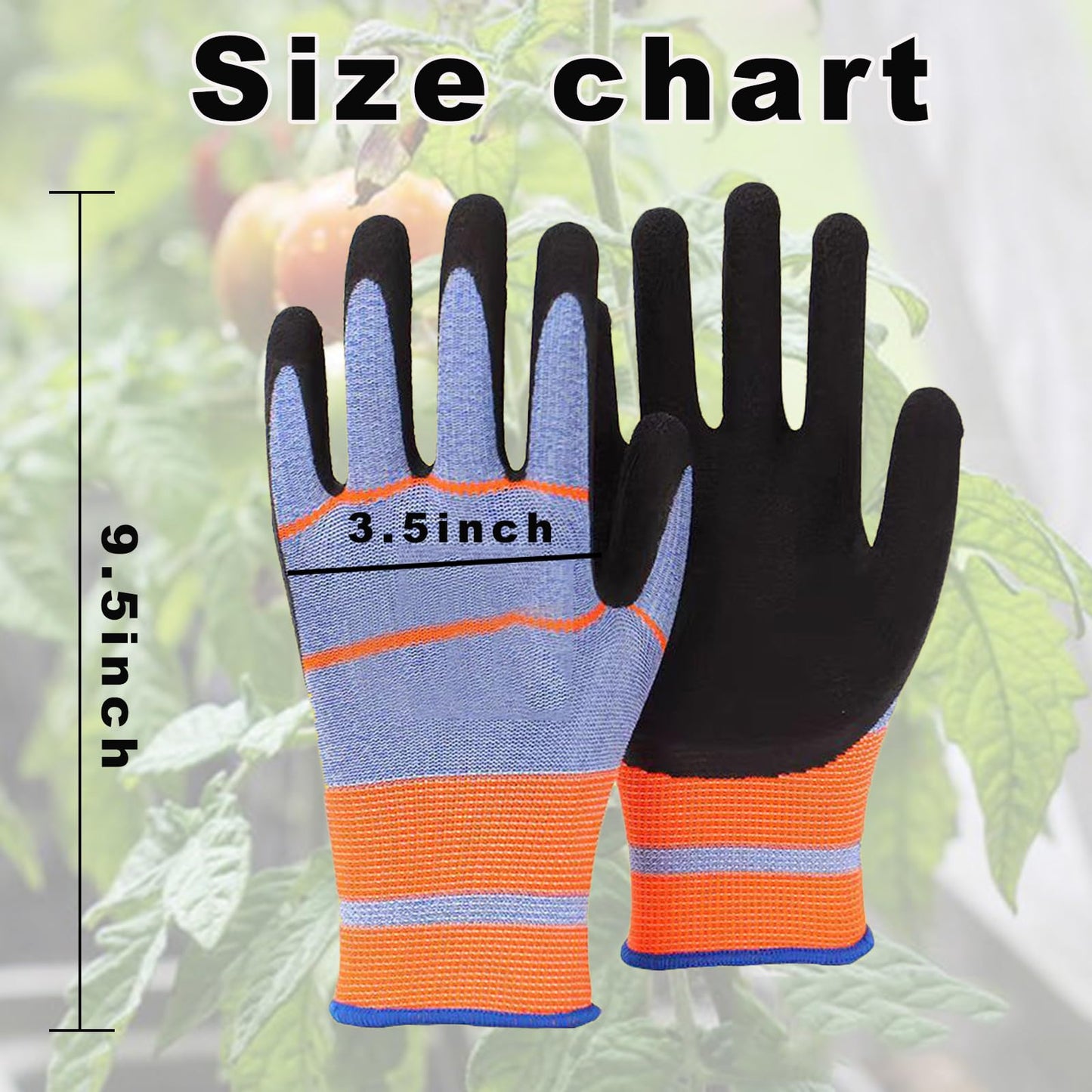 CELCOREERY 6 Pairs Gardening Gloves Great Gifts for Women and Men, Summer Work Gloves Men Breathable Latex Coated Patio Garden Gloves, Outdoor Protective Work Gloves