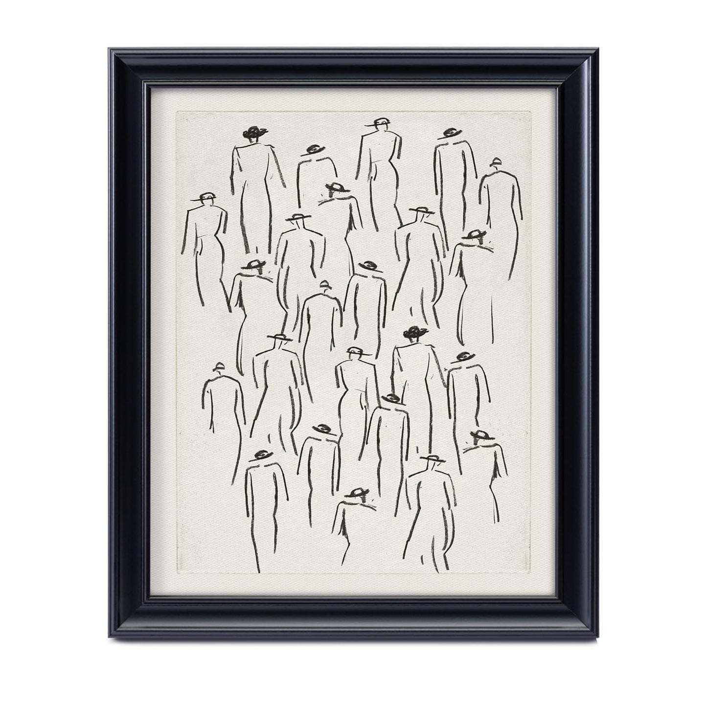 Framed Abstract Canvas Wall Art Decor, Minimalist Wall Prints for Bedroom Bathroom Office, Posters for Living Room Aesthetic, Nature Painting Artwork