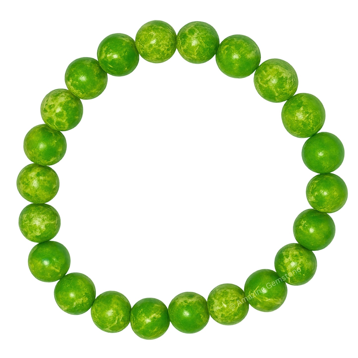 Amazing Gemstone Crystal Bracelet for Women Men's Gifts - Protection Healing Crystal Bracelet - 8mm Gemstone Beaded Stretchable Bracelet Pulseras Para Hombres Mujer Stocking Stuffers Mothers Day Gift (Green Turquoise)