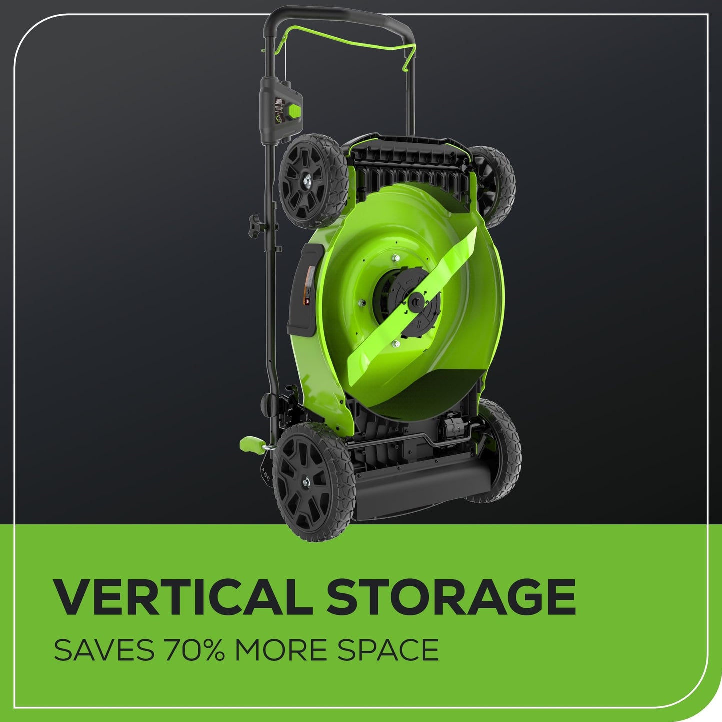 Greenworks 80V 21” Brushless (Push) Cordless Electric Lawn Mower + (500 CFM) Axial Leaf Blower (75+ Compatible Tools), (2) 2.0Ah Batteries and 30 Minute Rapid Charger