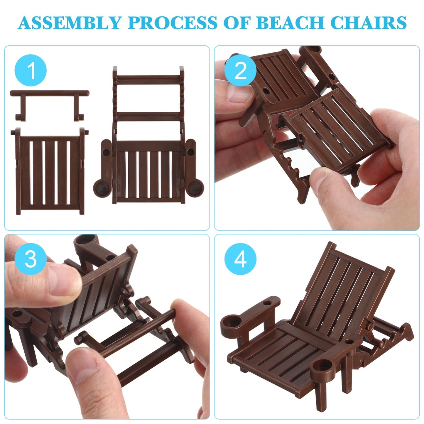 Angoily 1 12 Scale Miniature Dollhouse Swimming Pool Set with Swim Ring and Beach Chair Plastic Mini Toy Pool for Doll Accessories 7.87 X 3.54 X 0.79 Inches