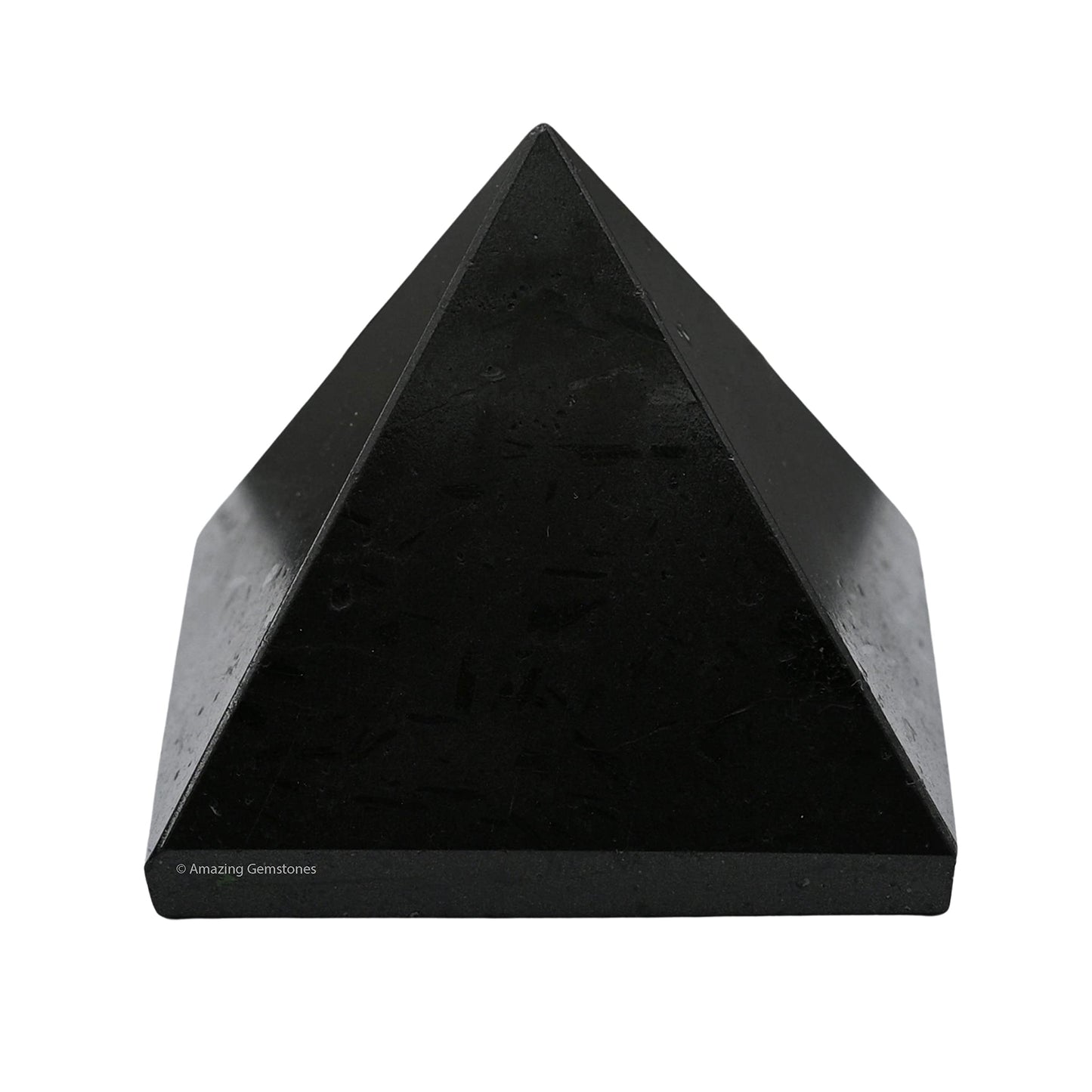Amazing Gemstone Black Tourmaline Pyramid Crystal Healing Stones - 2" Great Pyramid Figurine of Natural Stone Pyramid for Meditation, Reiki, Chakra Balancing and Crystal Pyramids Grid