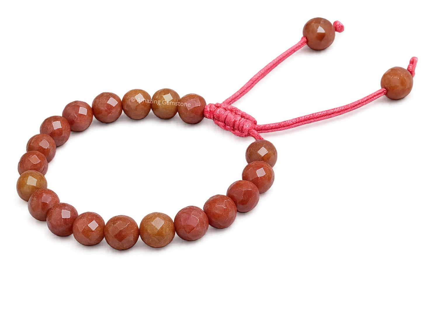 Amazing Gemstone Rhodonite Bracelet for Women - Chakra Mens Bracelet Protection Crystals and Healing Stones - Blessing Bracelet Spiritual Meditation Gift Christmas Stocking