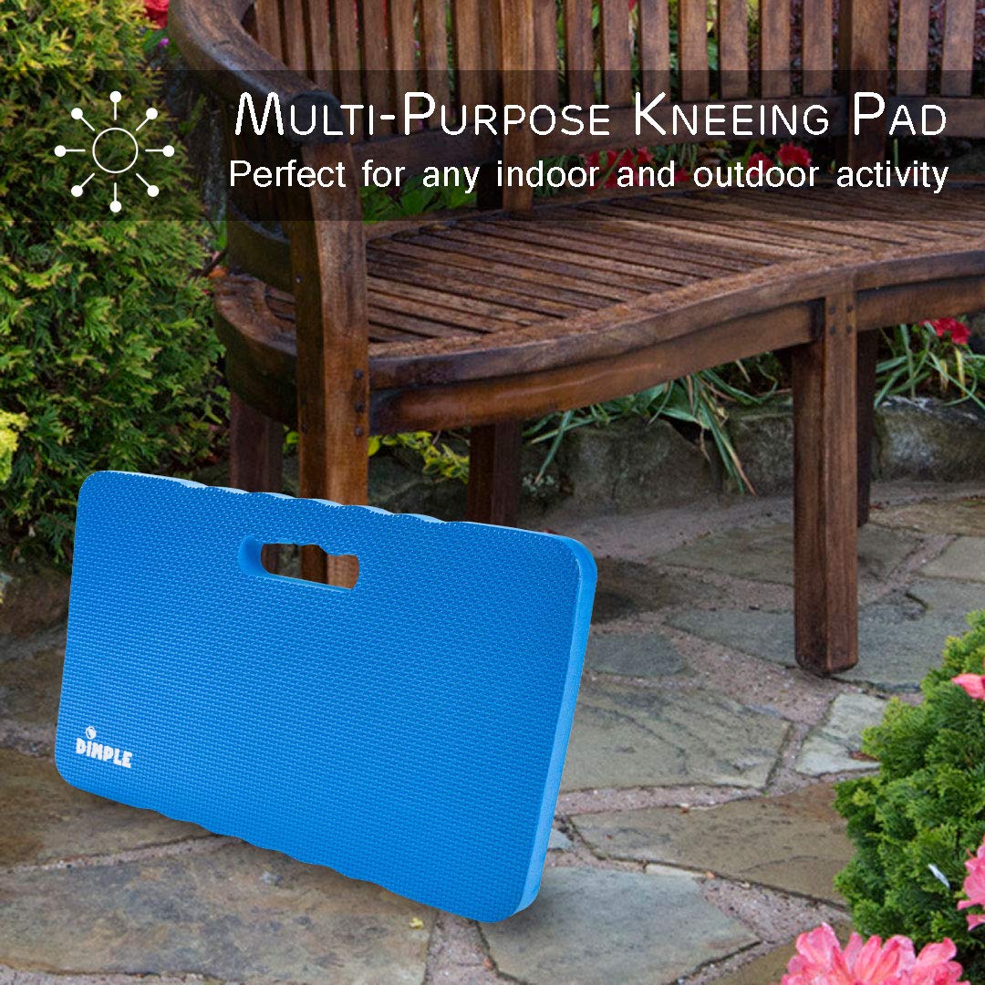 Dimple Kneeling Pad, High Density Thick Foam Comfort Kneeling Mats for Gardening, Yoga Exercise, Garden Cushions, Knee Pads Blue