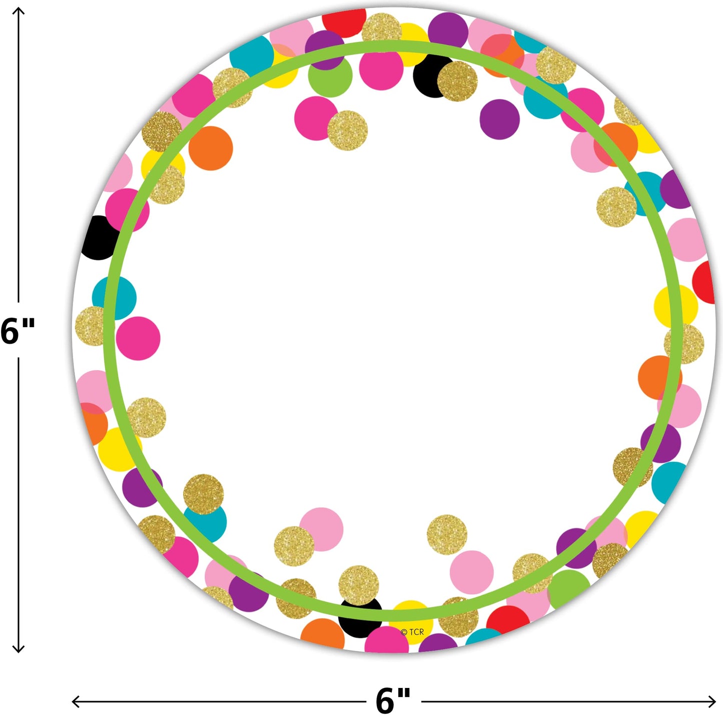 Teacher Created Resources Confetti Accents (TCR5882)