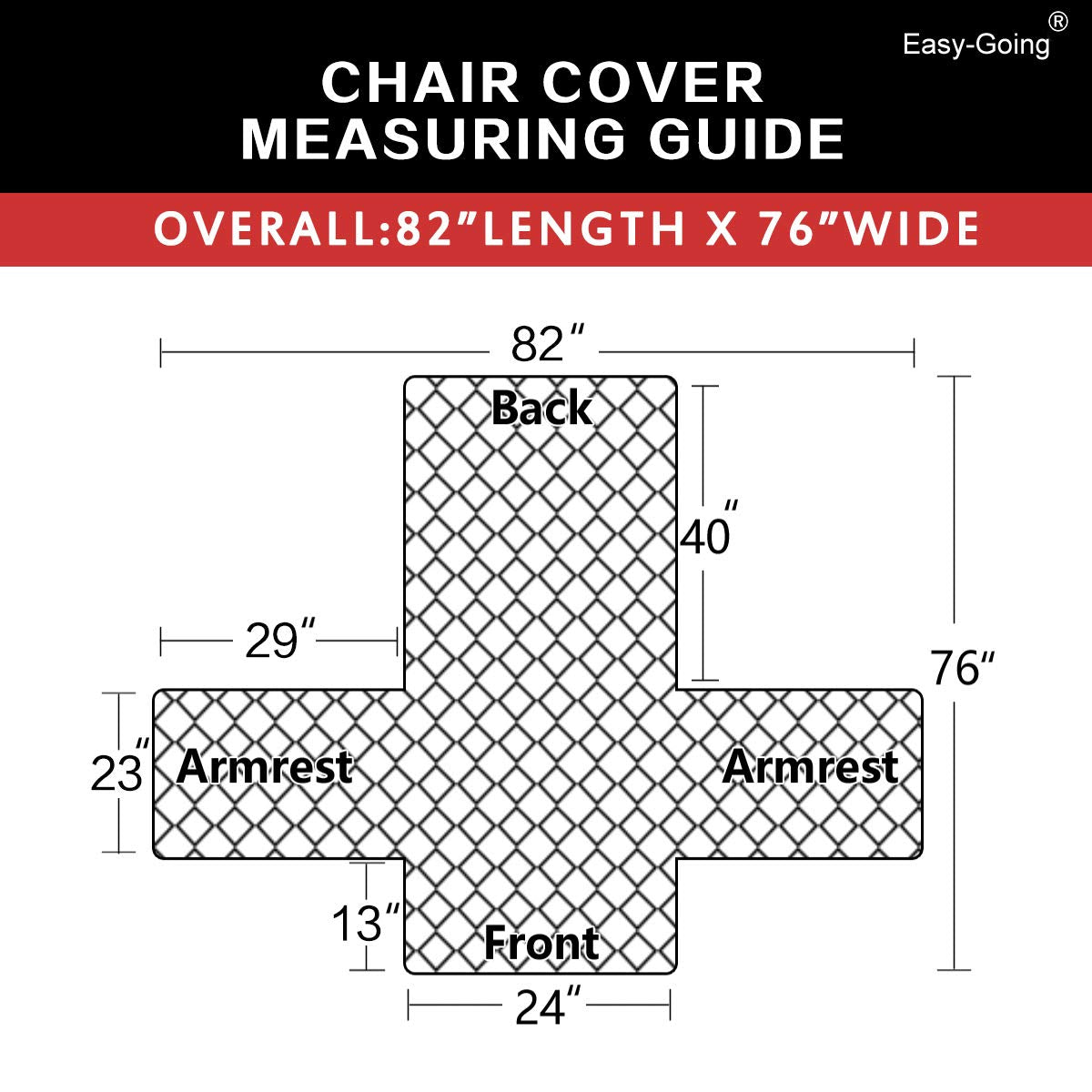 Easy-Going Chair Sofa Slipcover Reversible Sofa Cover Water Resistant Couch Cover Furniture Protector Cover with Elastic Straps for Pets Kids Children Dog Cat (Chair, Gray/Light Gray)