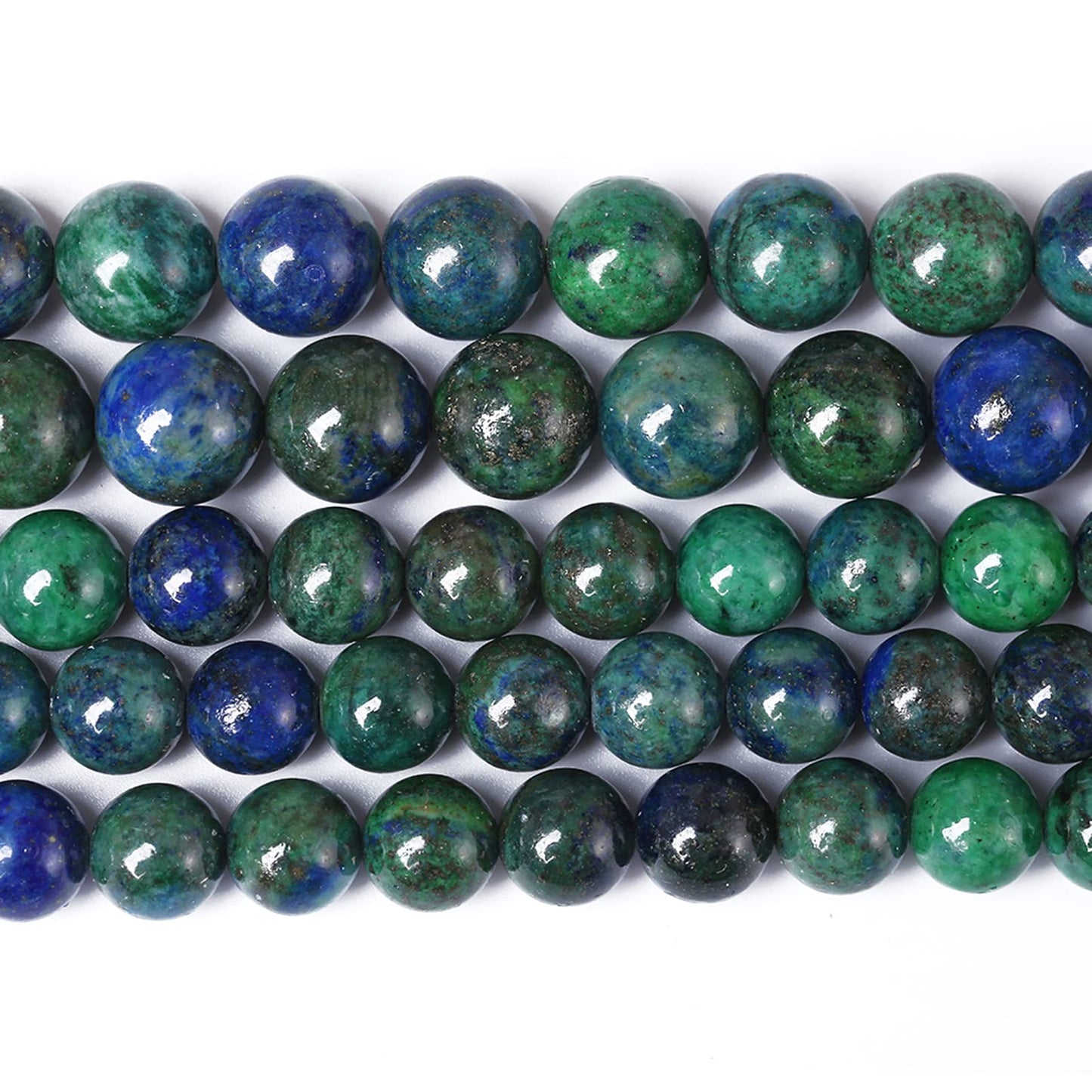 4MM 88PCS Natural Stone Lapis Chrysocolla Loose Beads for Jewelry Making DIY Bracelet