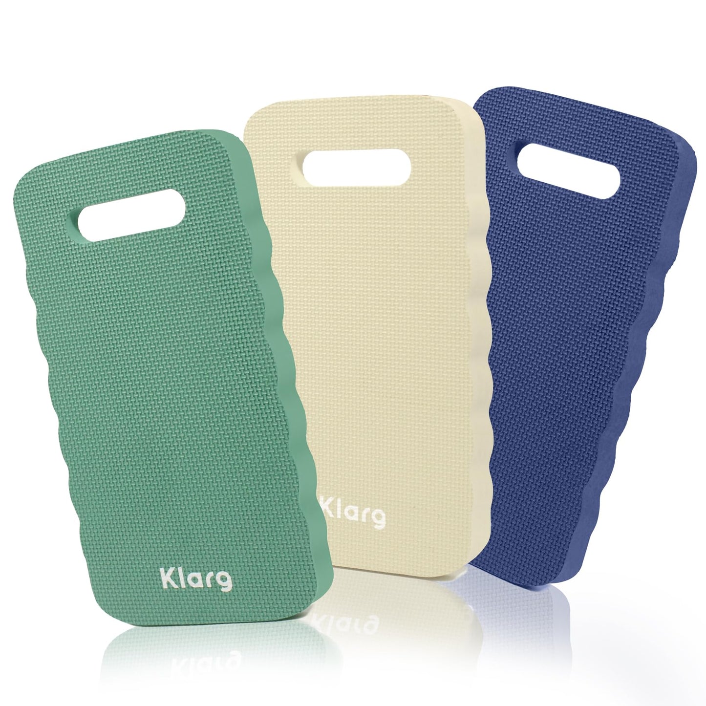 Klarg New Upgrade Garden Kneeling Pad 3 PCS, Extra Wider to 9 Inches, Thick Foam Kneeling Pad, Waterproof Knee Mat for Gardening, Cleaning, Yoga, and Auto Repair.16.5" x 9" x 0.8"