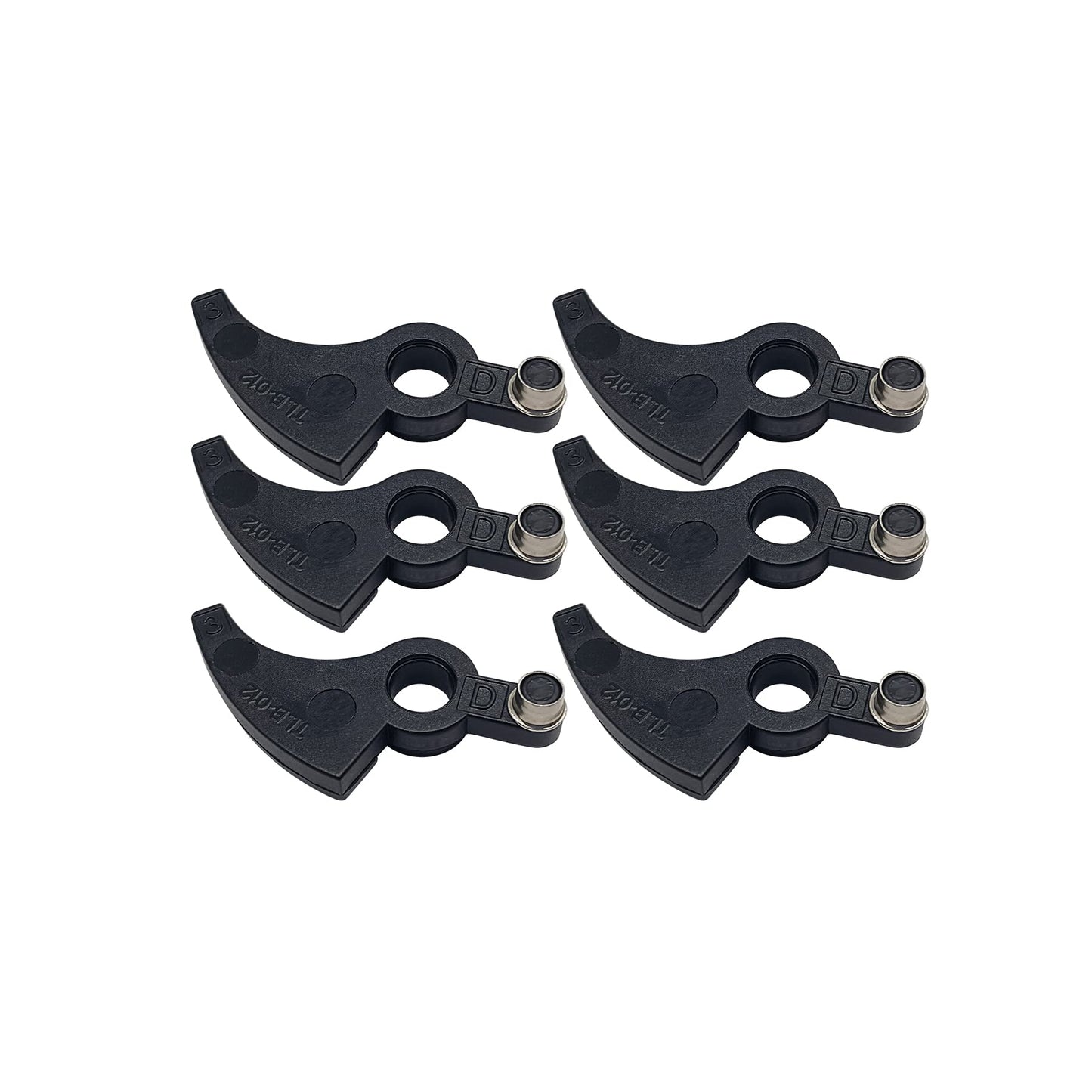 Kenshopping 90567077 6-Pack Trimmer Replacement Lever Assembly for 90567079 Black&Decker NST2118 LST220 LST136 LST220FC-B3 LST220FC-BR NST2118-6 Pack