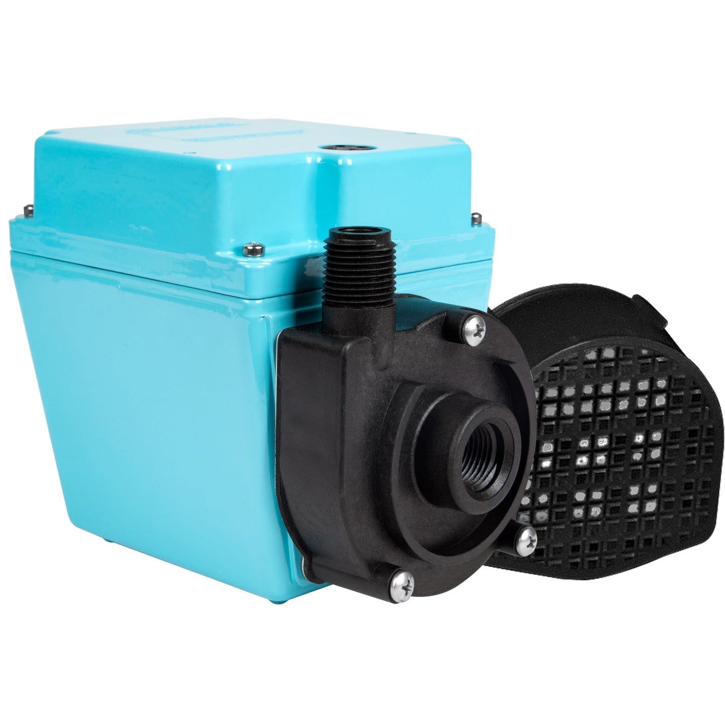 Little Giant 3E-12NR 115-Volt, 1/15 HP, 670 GPH Dual Purpose In-Line or Small Submersible, Oil-Filled Pump, 6-Ft. Cord, Blue, 503203