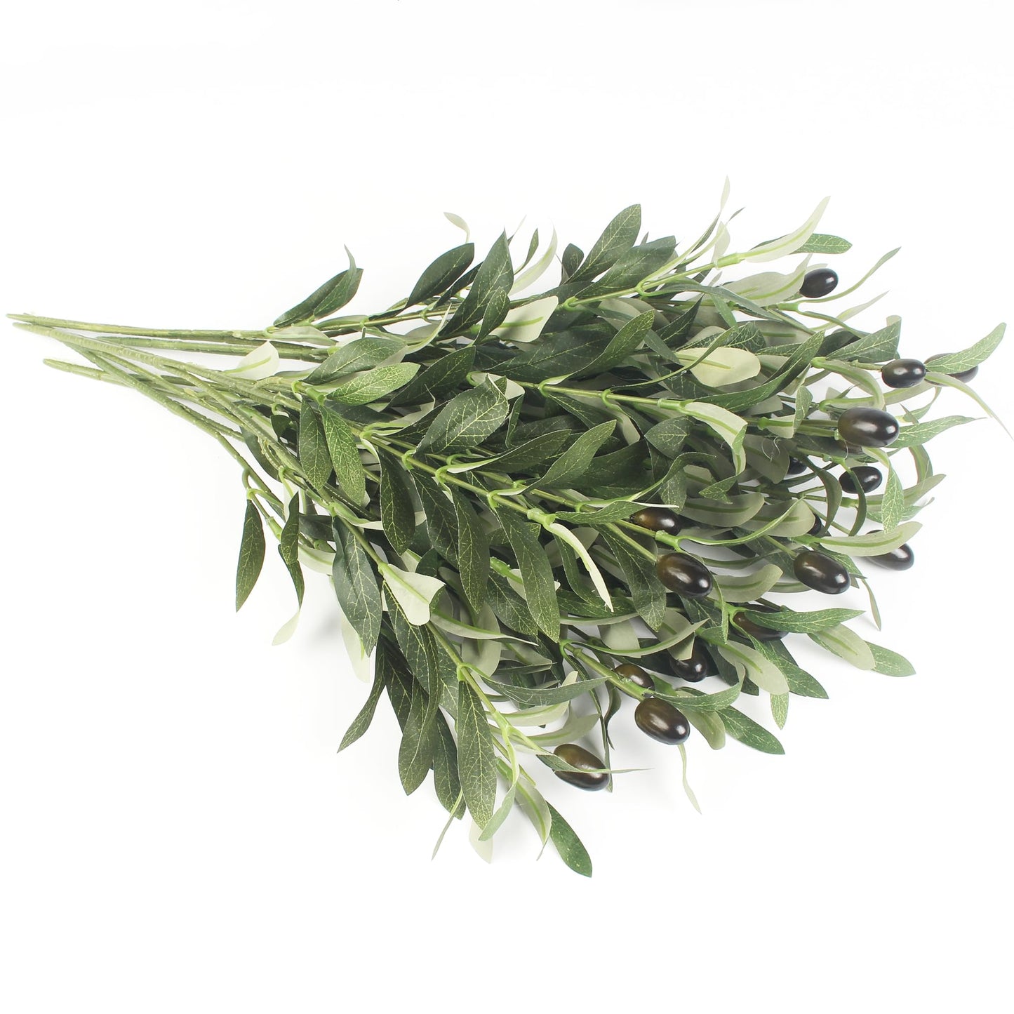 COTSEN 5 Pack 18.8 inch Artificial Olive Plants Fake Olive Silk Tree Faux Olive Plants for Wedding Party Family Indoors Decor