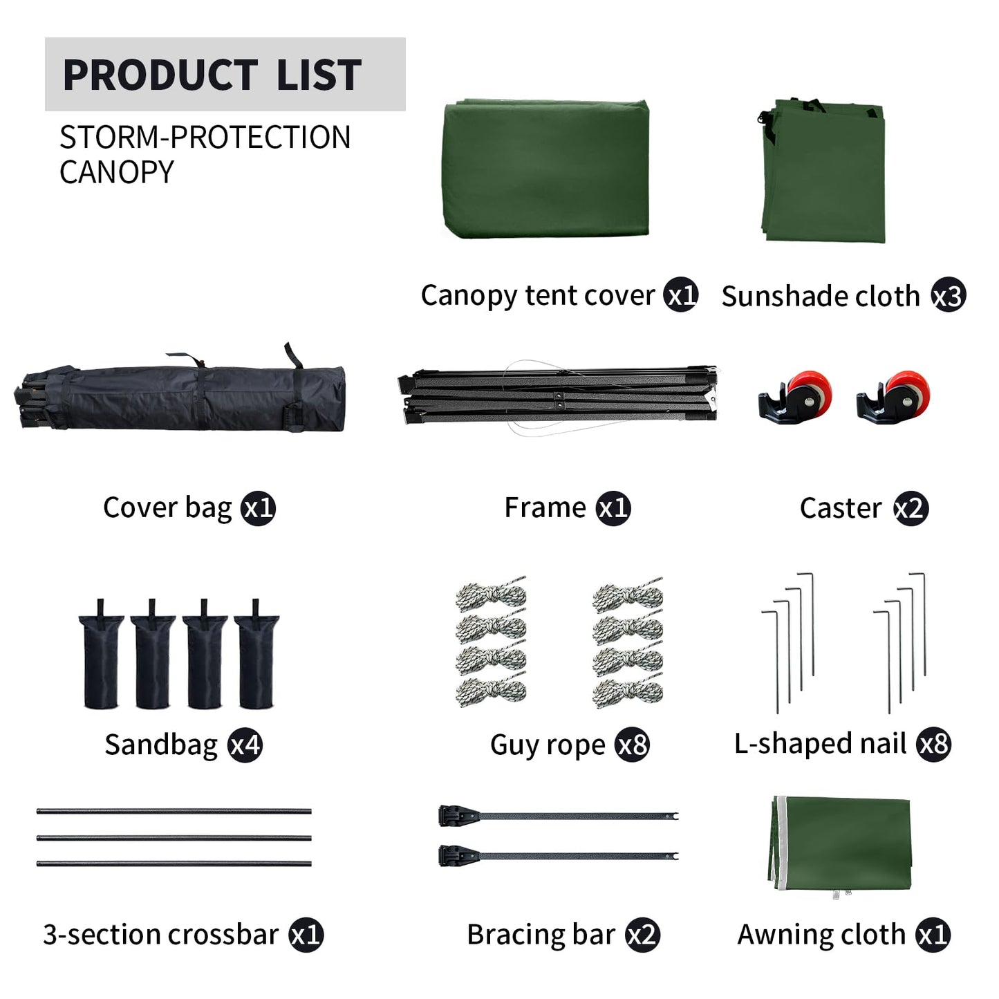 Pop up Canopy Tent with Awning Easy up Canopy with Wheel Bag Heavy Duty Waterproof Canopy Commercial Gazebo Tent for Outdoors Parties Vendors