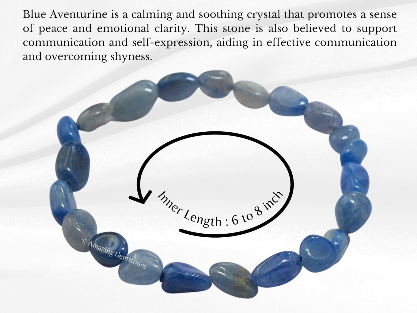 Amazing Gemstone Blue Aventurine Bracelet - Chakra Protection Mens - Aventurine Crystal Tumbled Stone Bracelet Gemstone Beaded Pulseras Para Hombres Mujer Christmas Stocking Stuffers