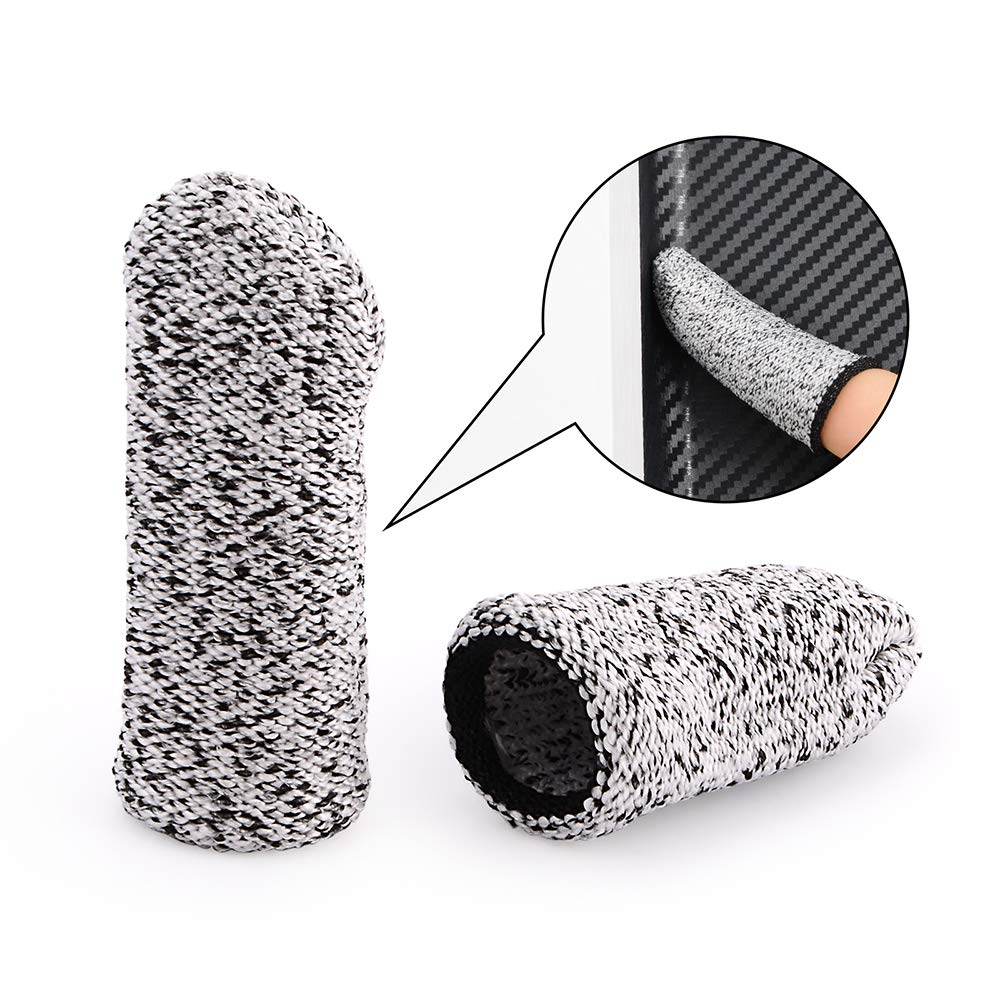 Pro Vinyl Wraps Applicator Tool Kit Window Tint Film Car Wrapping Tools Includes Felt Squeegees, Plastic Scraper, Wrap Knife and Blades, Magnetic Holders, Cleaning Cloth, Gloves and Finger Sleeve