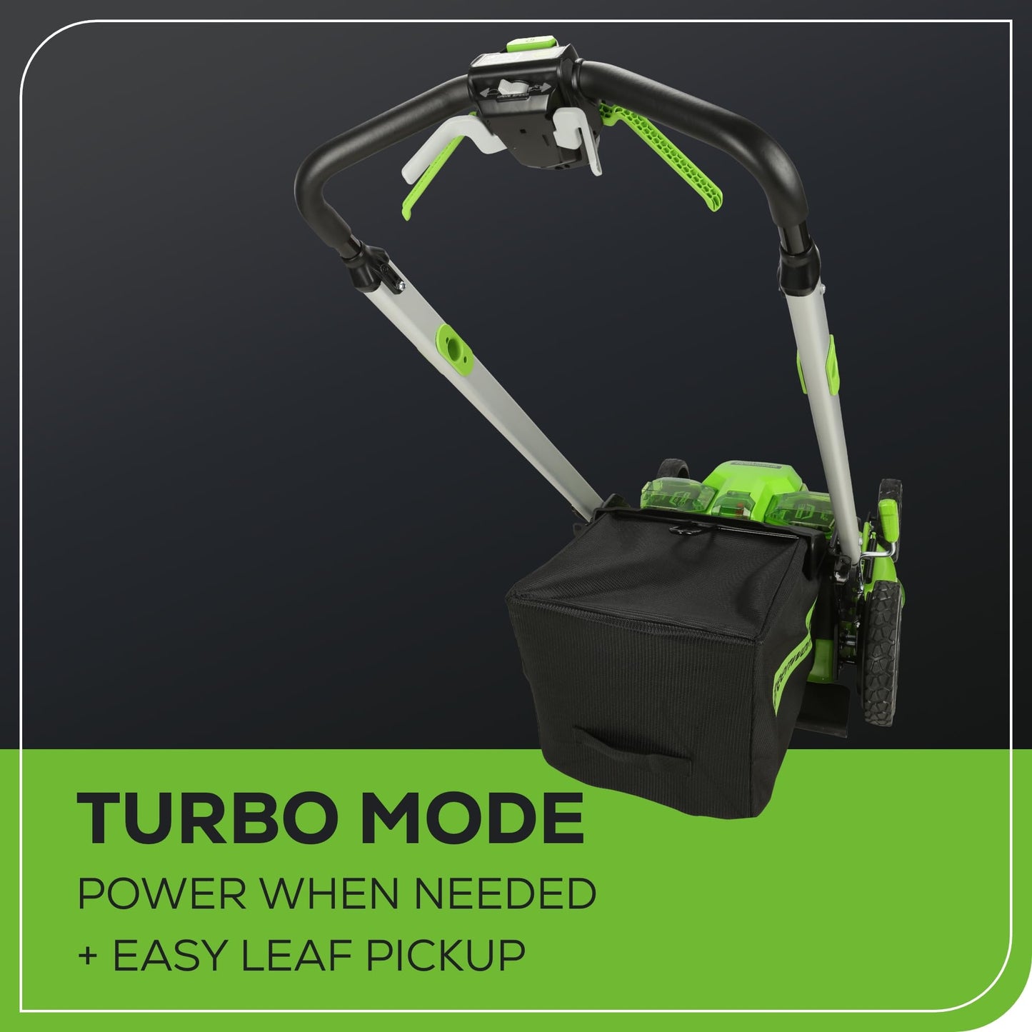 Greenworks 60V 25" Self-Propelled Cordless Lawn Mower – 2 x 4.0Ah Batteries & Fast Charger(75+ Tool Compatibility, 80Min Runtime)