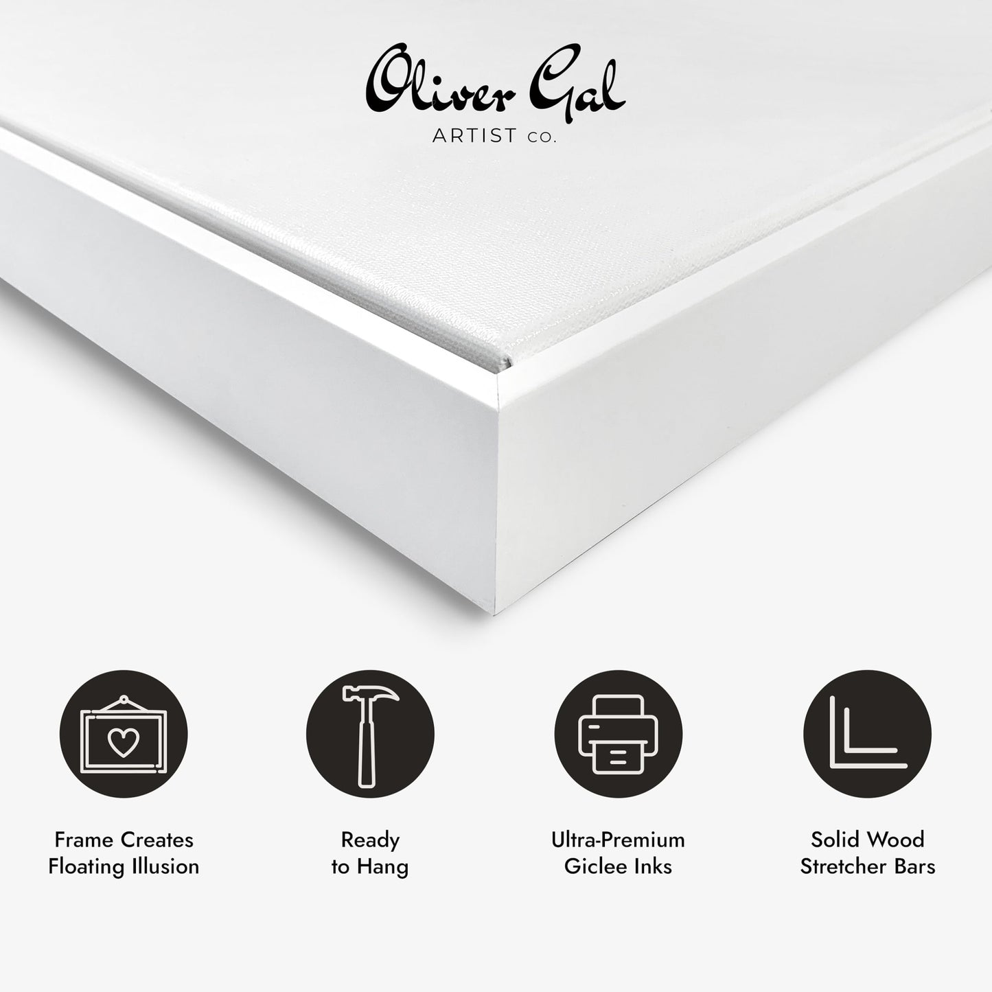 Oliver Gal Typography and Quotes Contemporary Large Canvas Wall Art Milan Sign Contemporary Gold Ready to Hang Home Decor 30 x 45 Gold and White Large Canvas Art for Bedroom