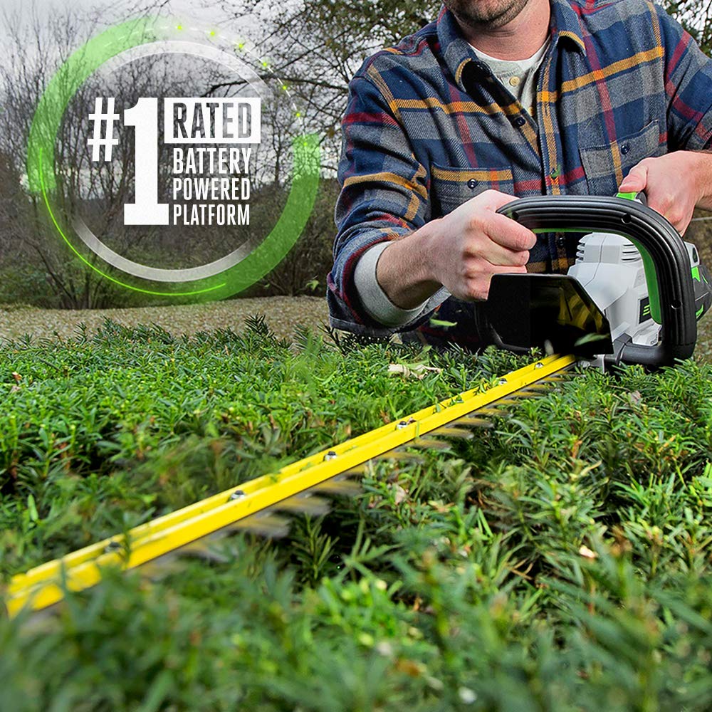 EGO POWER+ Hedge Trimmer Cordless, Electric Hedge Trimmer 24", Includes 56V 2.5Ah Battery and Charger - HT2411