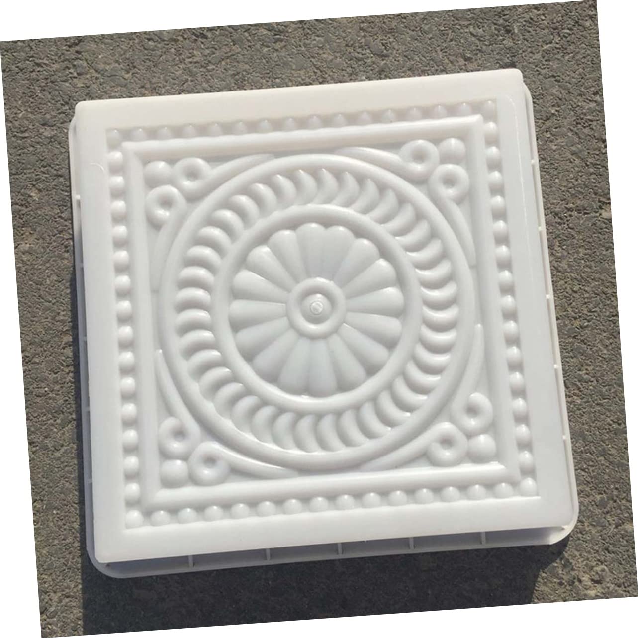 Kisangel Brick Mold 14.5 Inch Square Cement Paver Mold Concrete Stepping Stone for Garden Patio Yard Pathway
